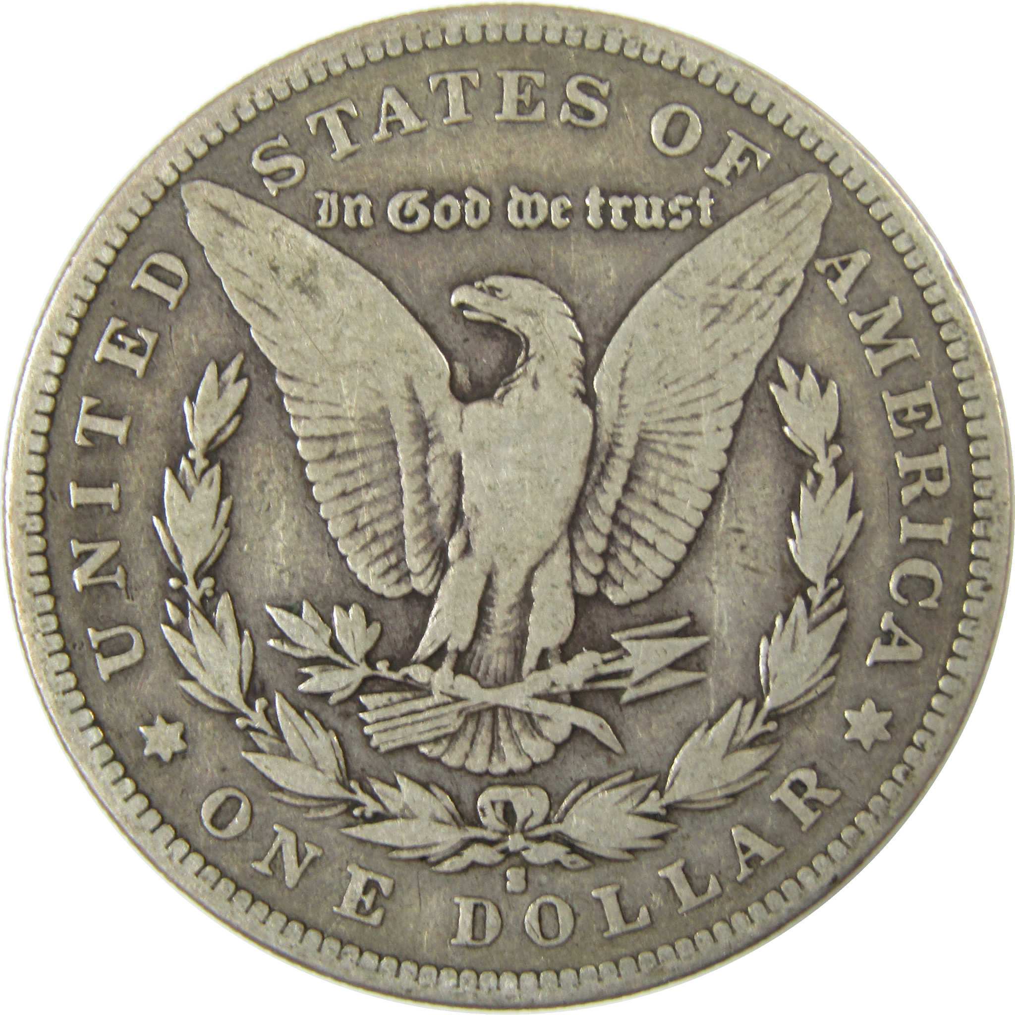 1892 S Morgan Silver Dollar VG Very Good $1 Coin SKU:I27493