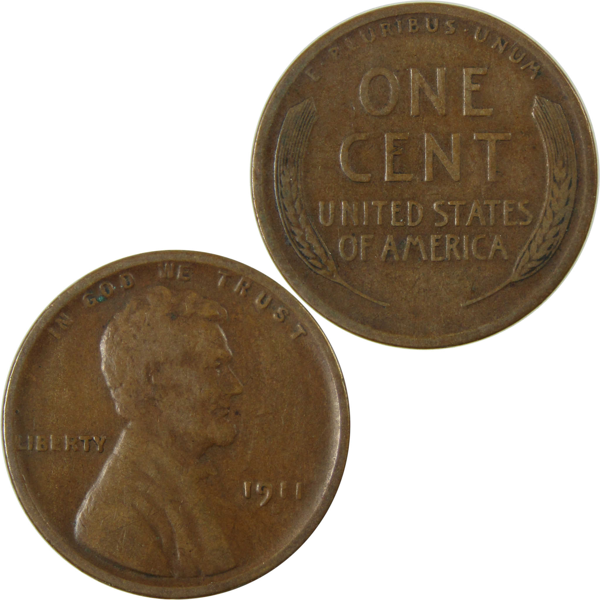 1911 S Lincoln Wheat Cent VF Very Fine Penny 1c Coin SKU:I26376