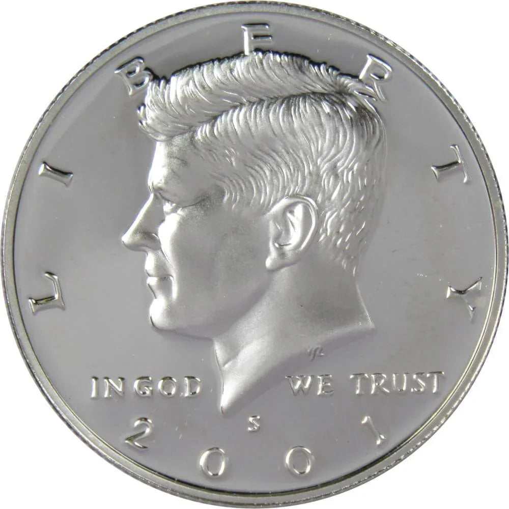 2001 S Kennedy Silver Half Dollar Proof 50c Coin Collectible