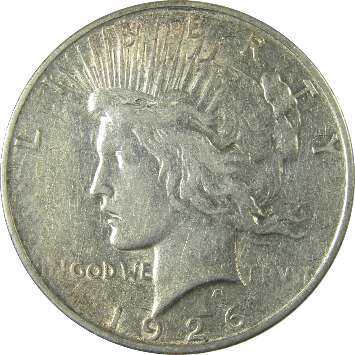 1926 D Peace Silver Dollar XF EF Extremely Fine Details SKU:I28104