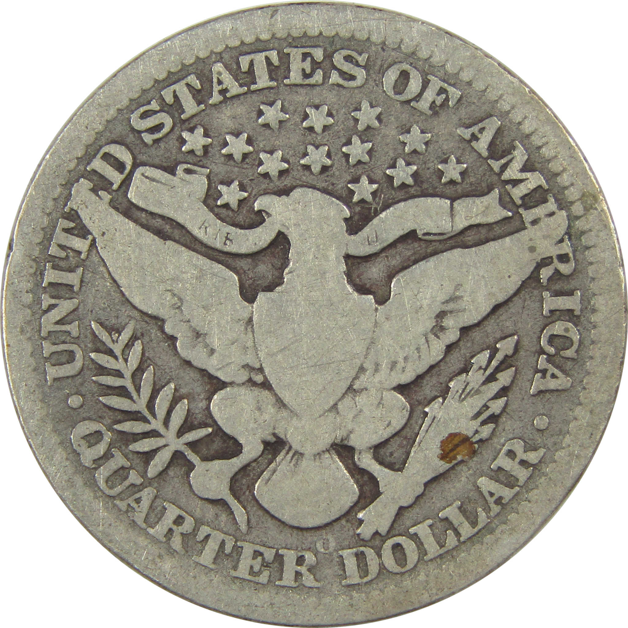 1905 O Barber Quarter G Good Details Silver 25c Coin SKU:I21818