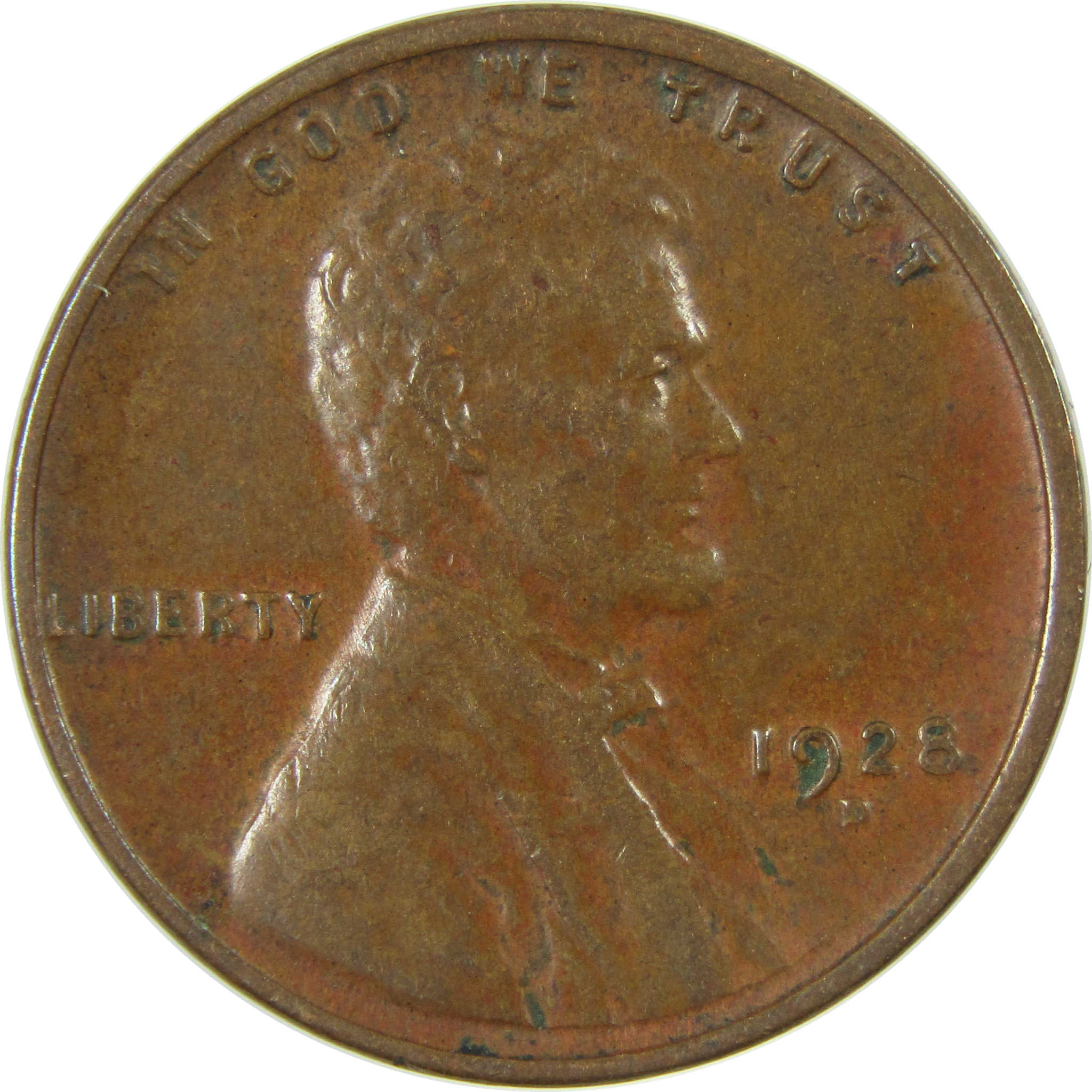 1928 D Lincoln Wheat Cent VF Very Fine Penny 1c Coin SKU:I27589