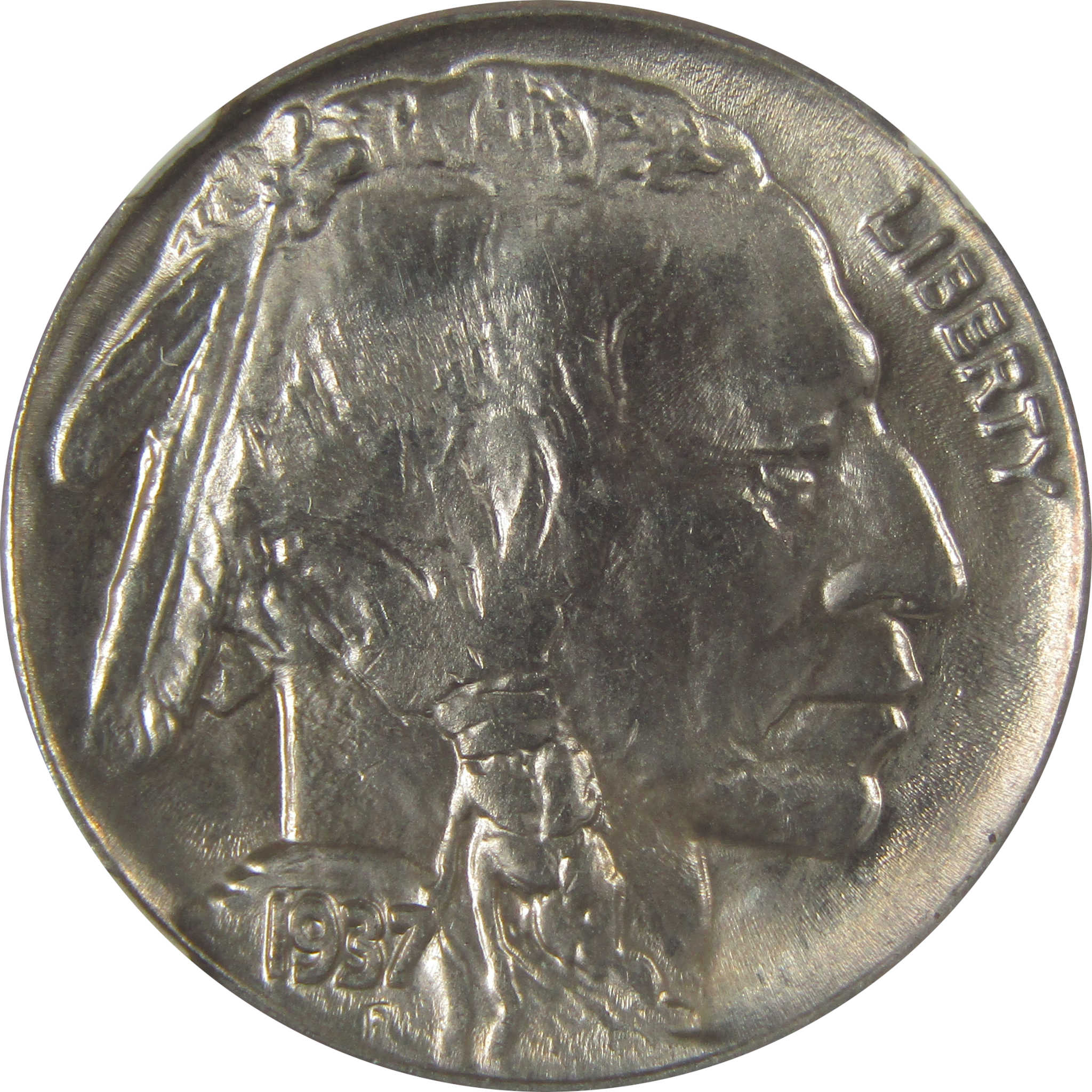 1937 Indian Head Buffalo Nickel MS 66 NGC Bag Fragment SKU:I22659