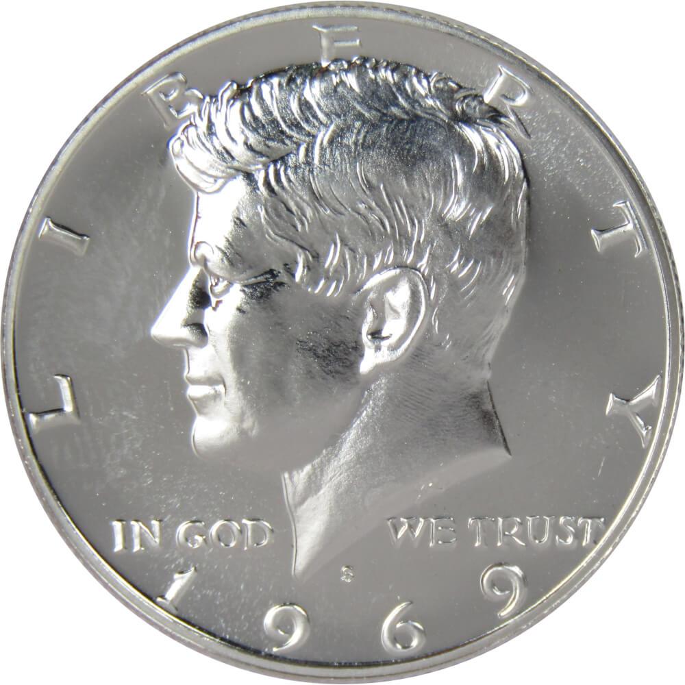 1969 S Kennedy Silver Half Dollar Proof 50c Coin Collectible