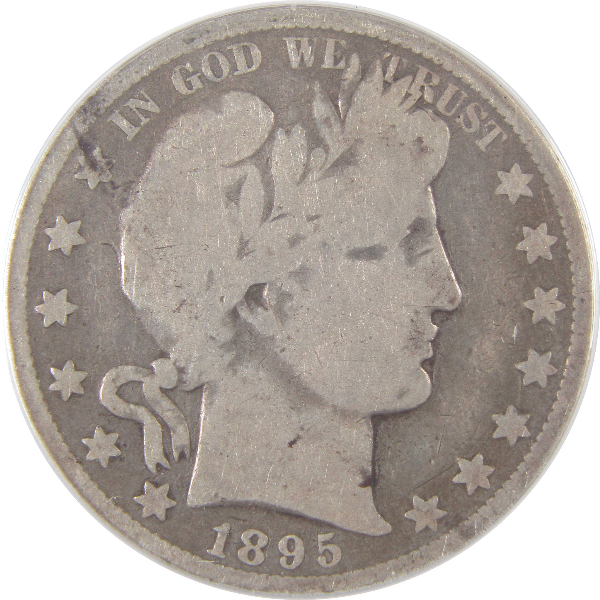 1895 O Barber Half Dollar VG 8 ANACS Silver 50c Coin SKU:I17463