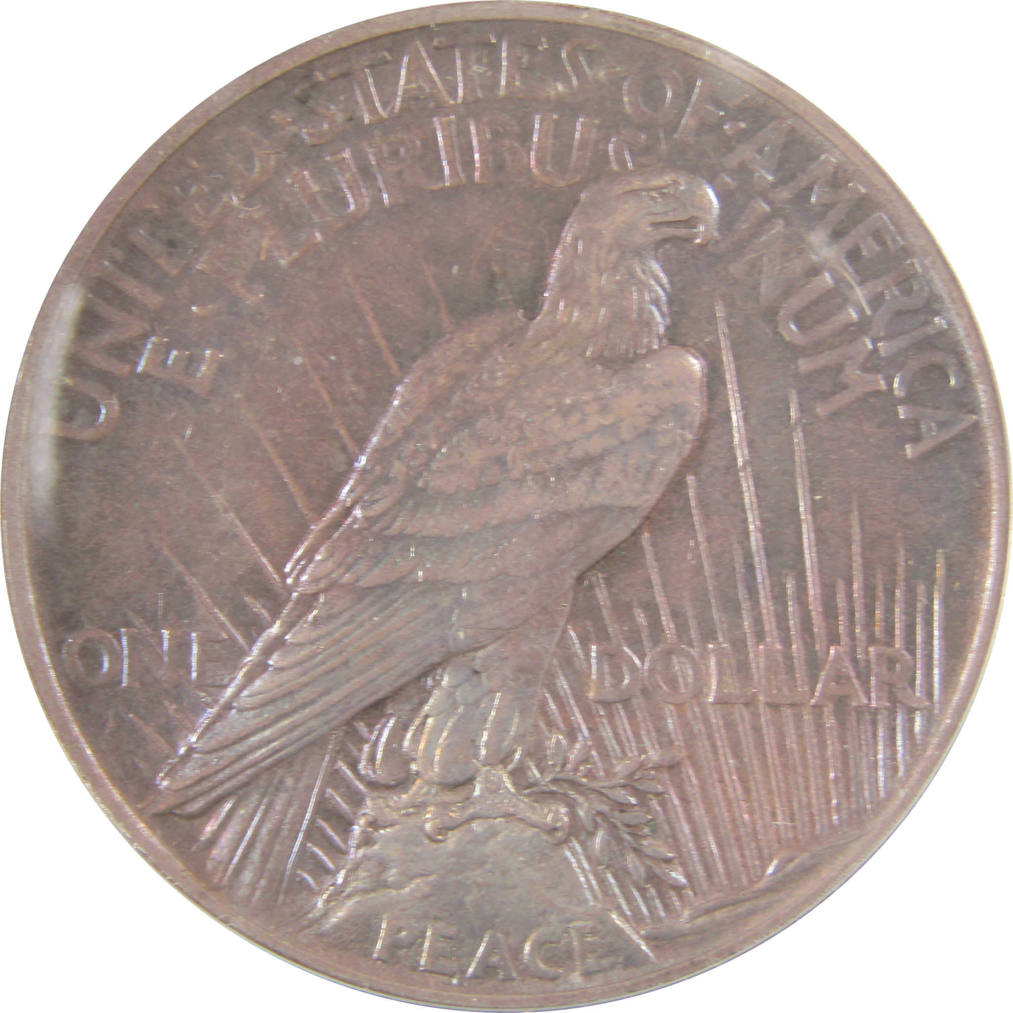 1921 High Relief Peace Dollar AU 50 Details ANACS Silver SKU:I21381