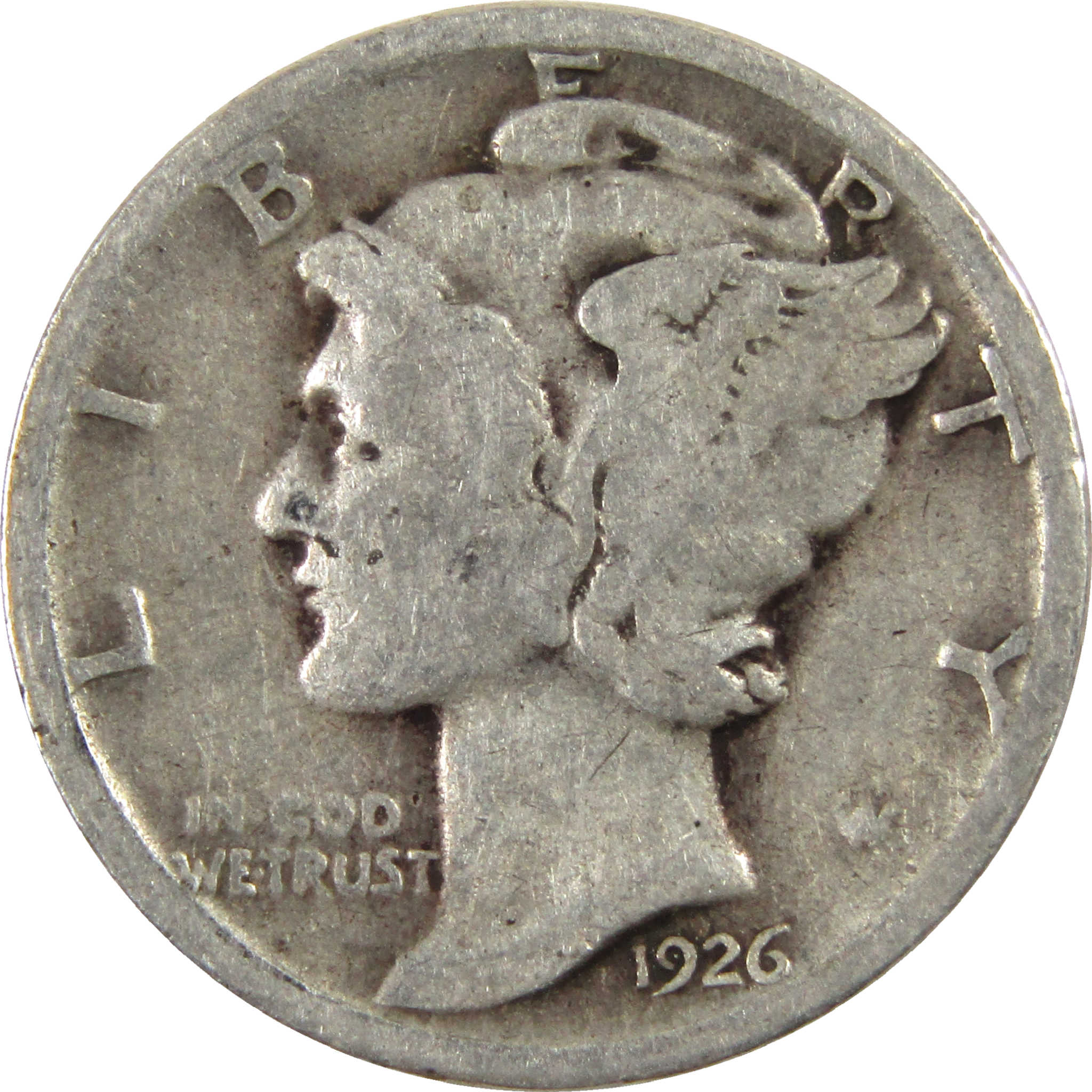 1926 Mercury Dime G Good Silver 10c Coin