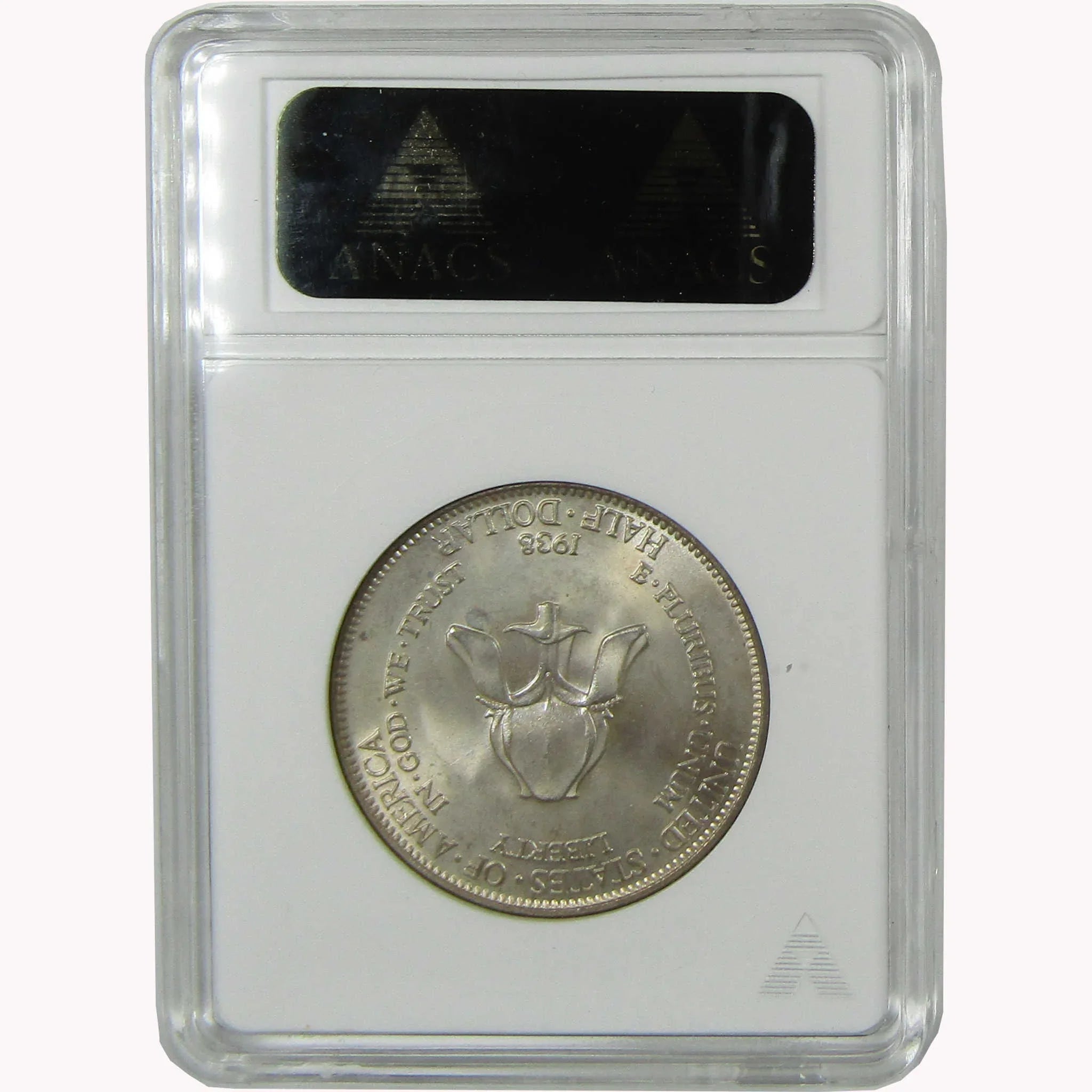 1938 New Rochelle New York Commemorative Silver 50C MS 65 ANACS