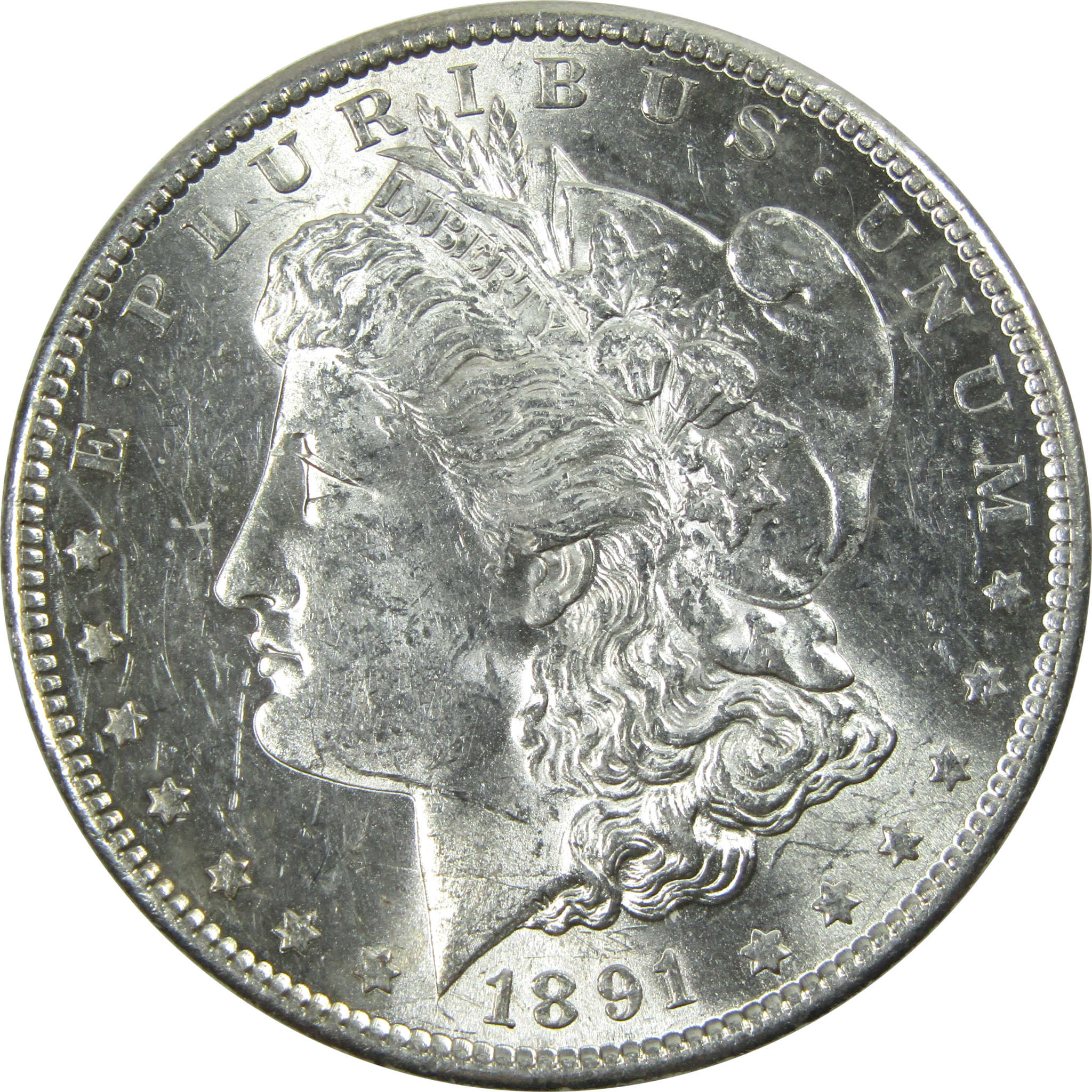 1891 S Morgan Dollar AU About Uncirculated Silver $1 Coin SKU:I13746 - Morgan coin - Morgan silver dollar - Morgan silver dollar for sale - Profile Coins &amp; Collectibles