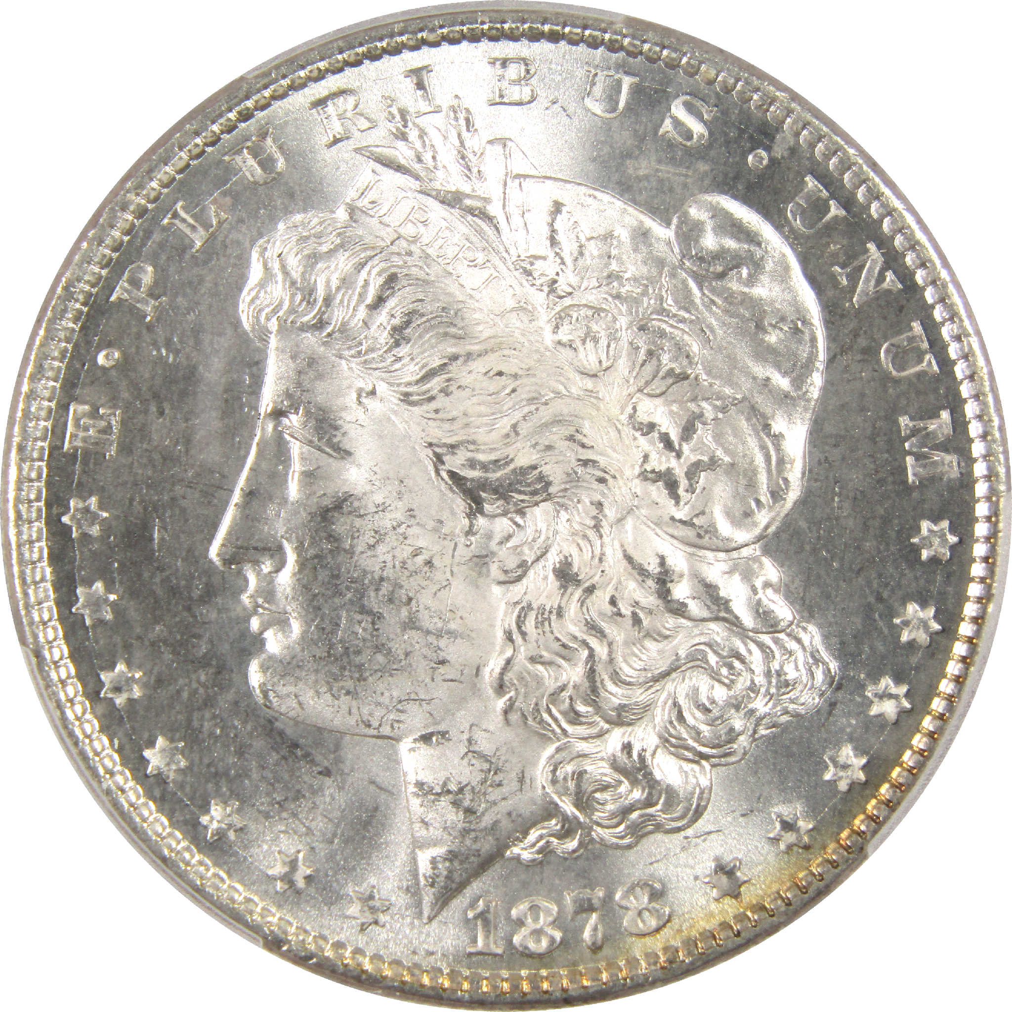 1878 8TF Morgan Dollar MS 62 PCGS Silver $1 Uncirculated SKU:I11338 - Morgan coin - Morgan silver dollar - Morgan silver dollar for sale - Profile Coins &amp; Collectibles