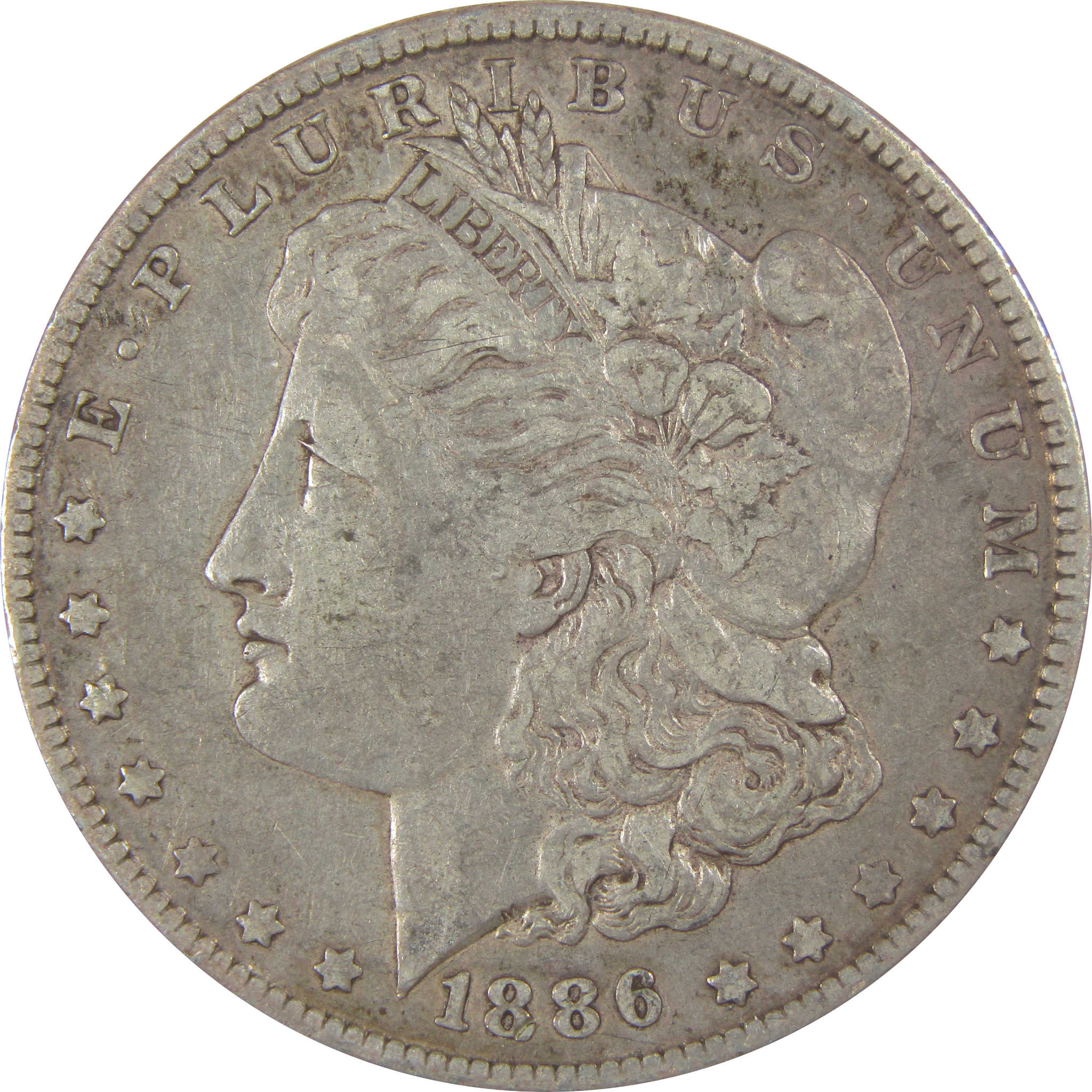 1886 O Morgan Dollar VF Very Fine Silver $1 Coin SKU:I23738 - Morgan coin - Morgan silver dollar - Morgan silver dollar for sale - Profile Coins &amp; Collectibles