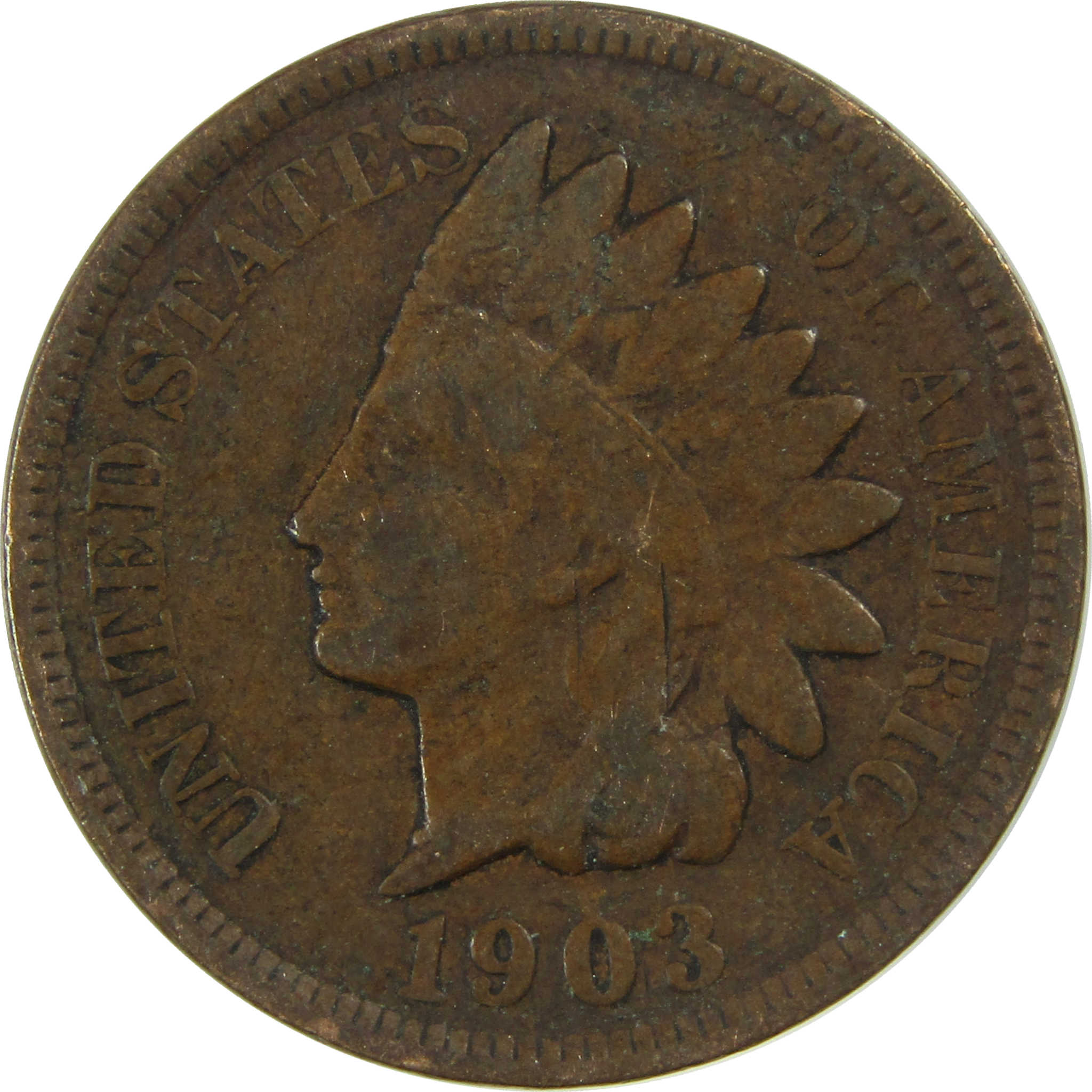 1903 Indian Head Cent G Good Penny 1c Coin SKU:I27028