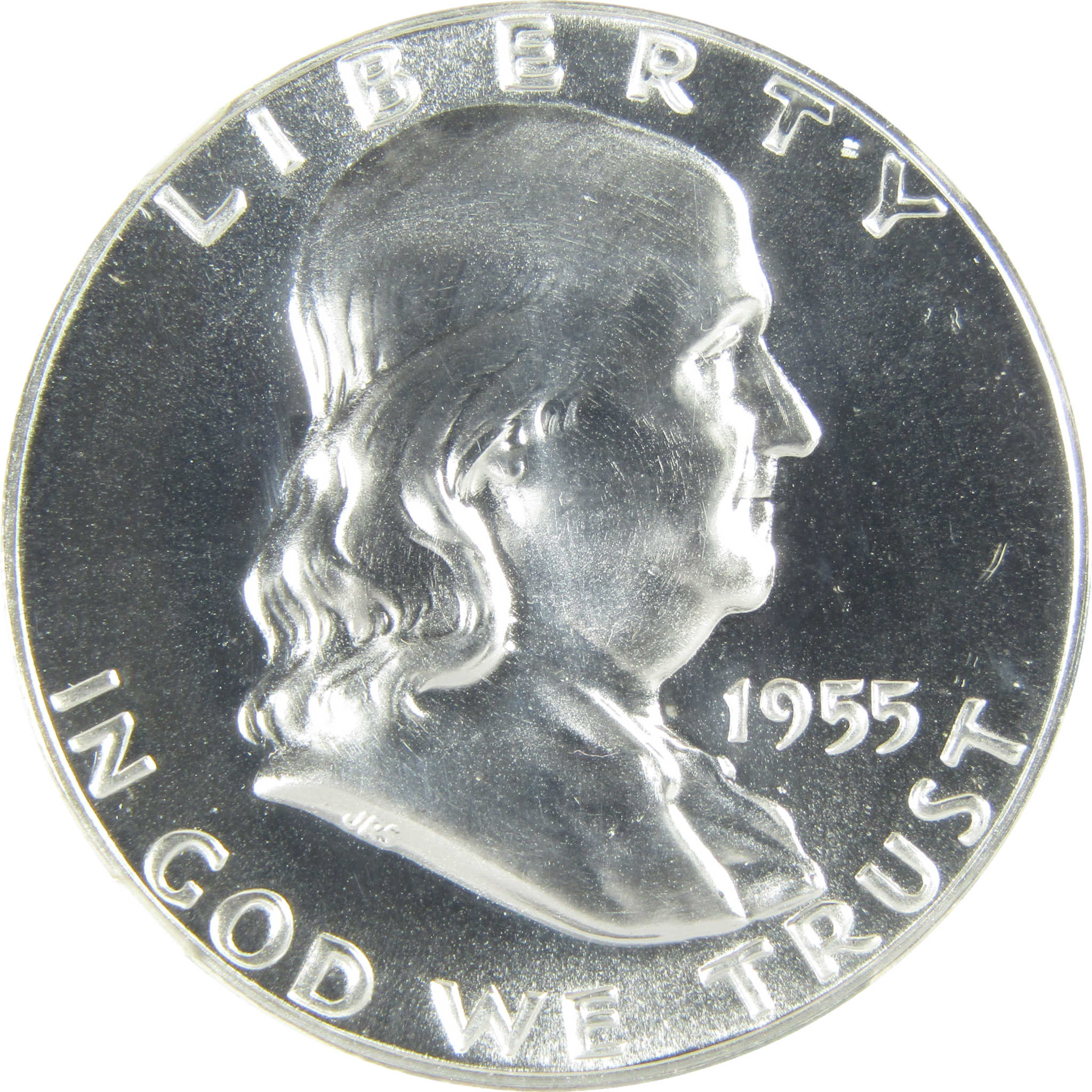 1955 Franklin Silver Half Dollar PF 68 NGC Proof 50c Coin SKU:I27415