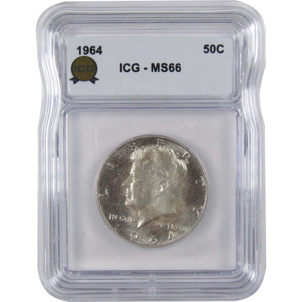 1964 Kennedy Silver Half Dollar MS 66 ICG 50c Coin SKU:I29132