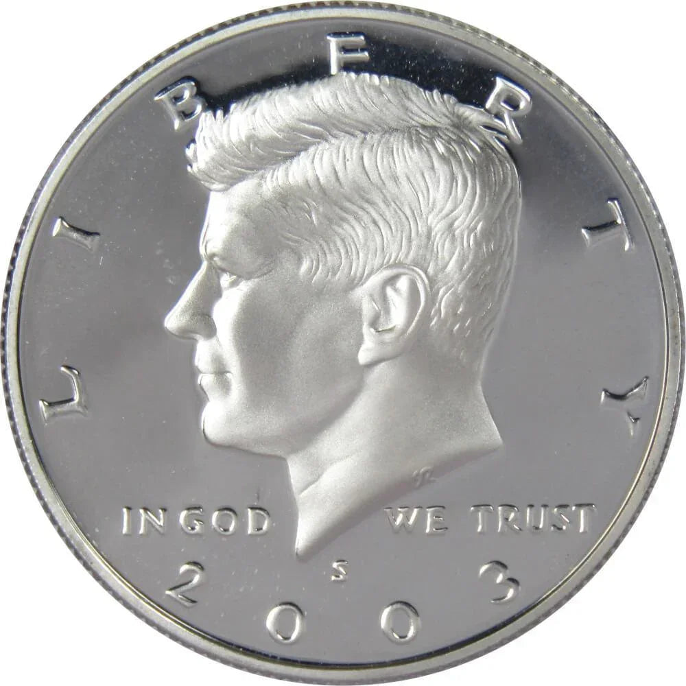 2003 S Kennedy Silver Half Dollar Proof 50c Coin Collectible
