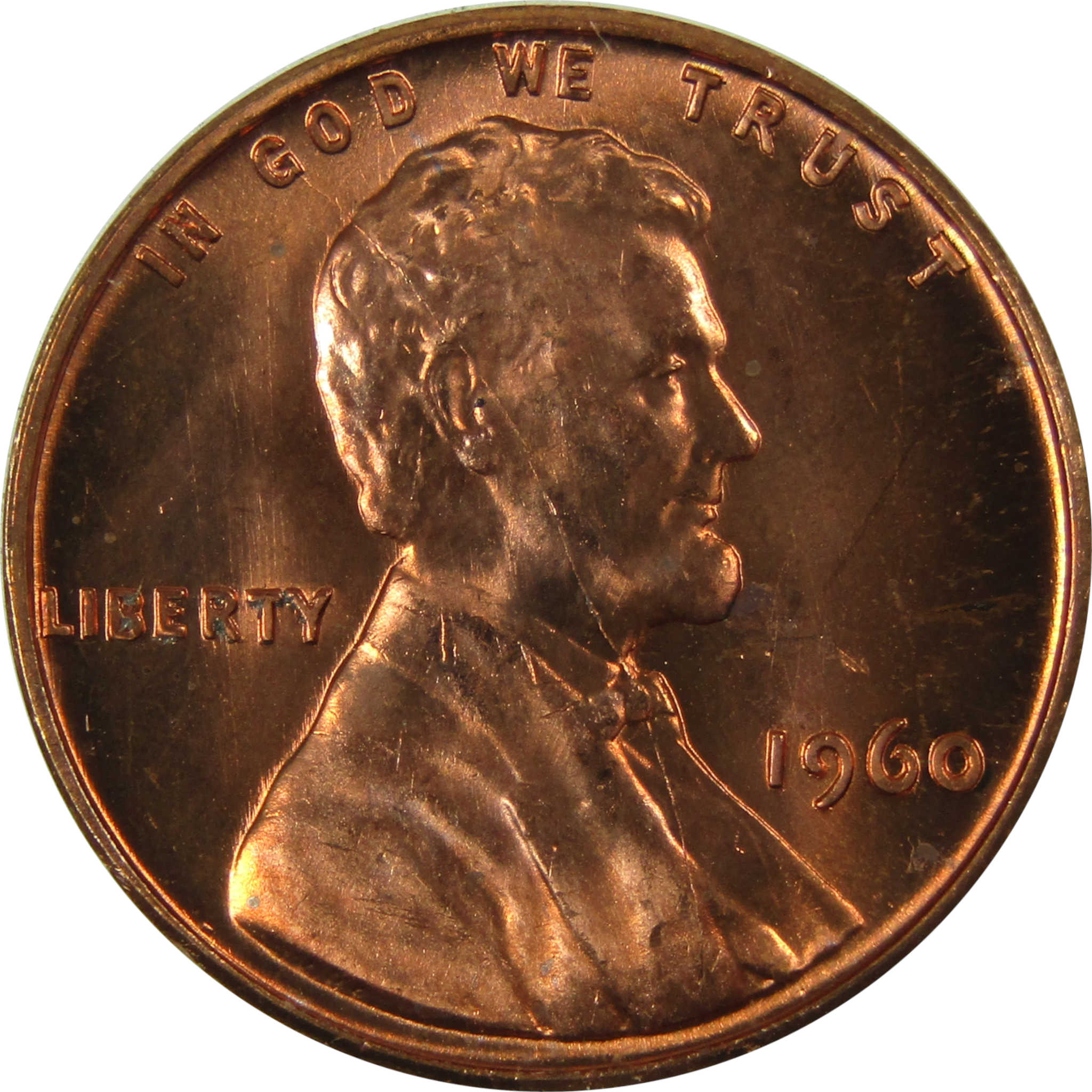 1960 Small Date Lincoln Memorial 1c Uncirculated Mint State SKU:I26591