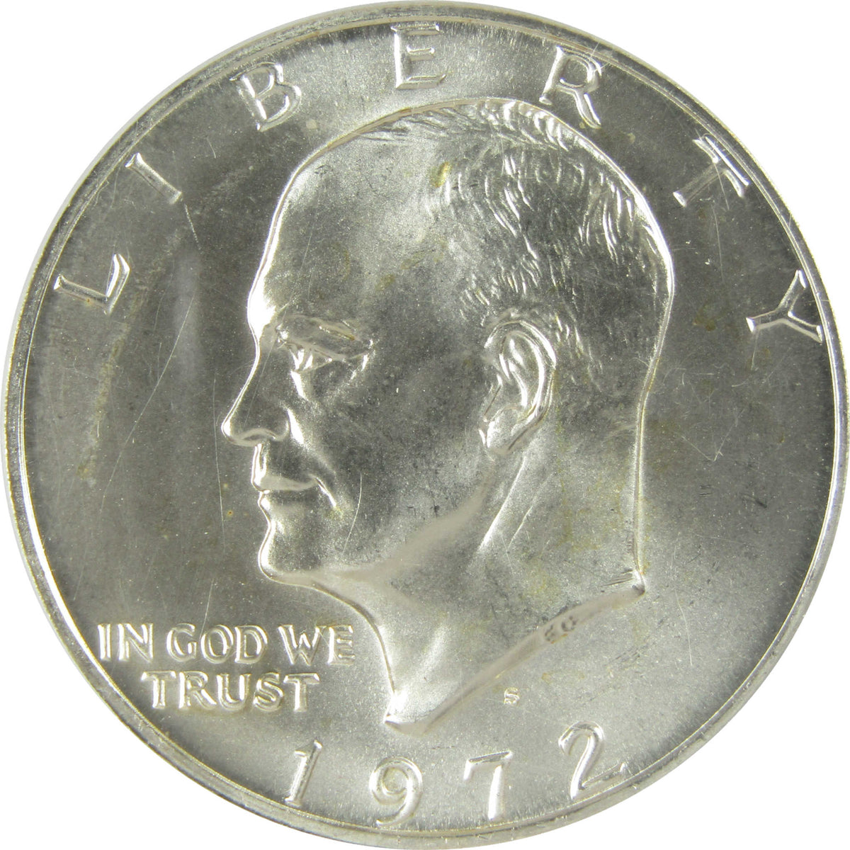 1972 S Eisenhower Silver Dollar MS 67 PCGS IKE $1 Coin SKU:I28826