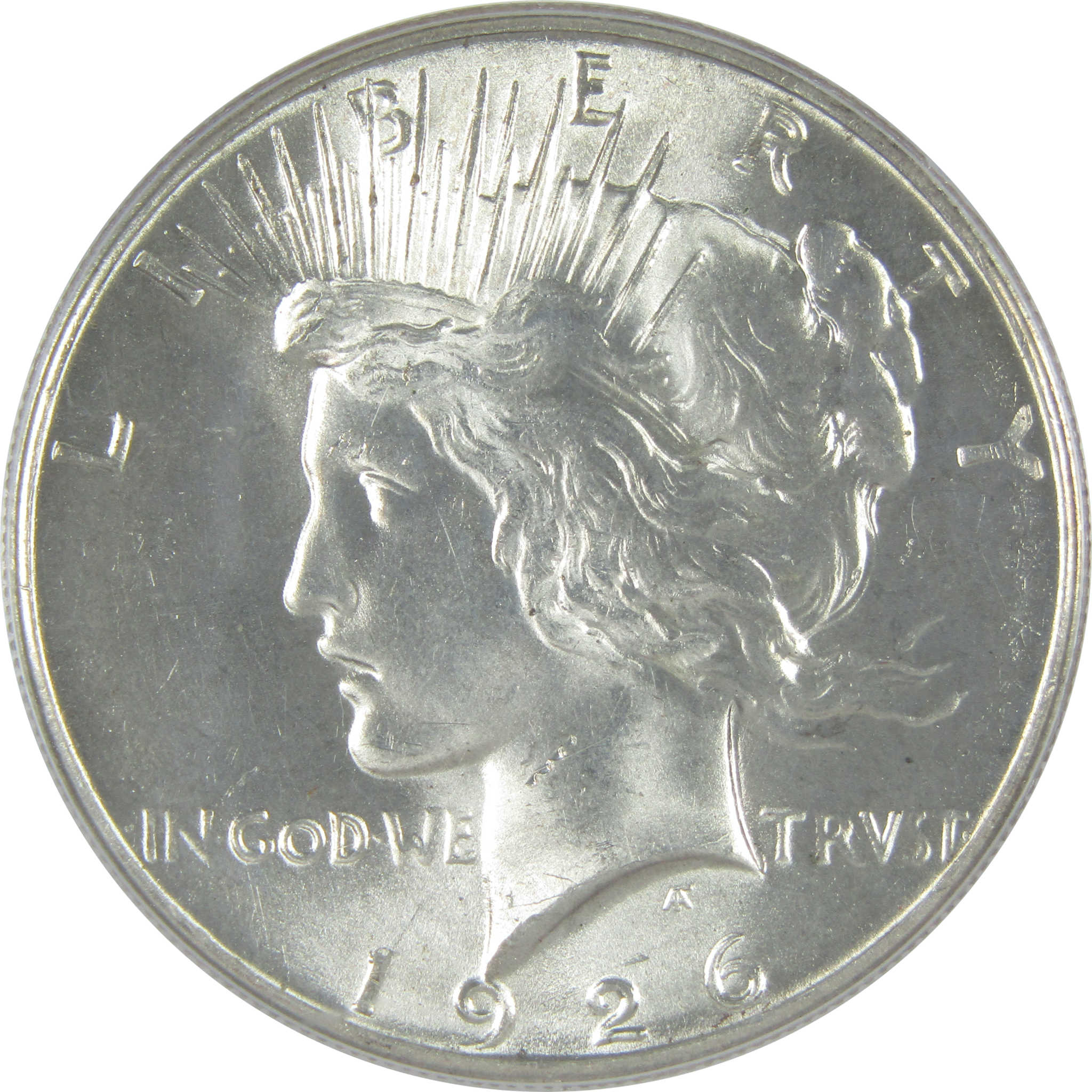 1926 Peace Dollar MS 64 PCGS Silver $1 Uncirculated Coin SKU:I15390