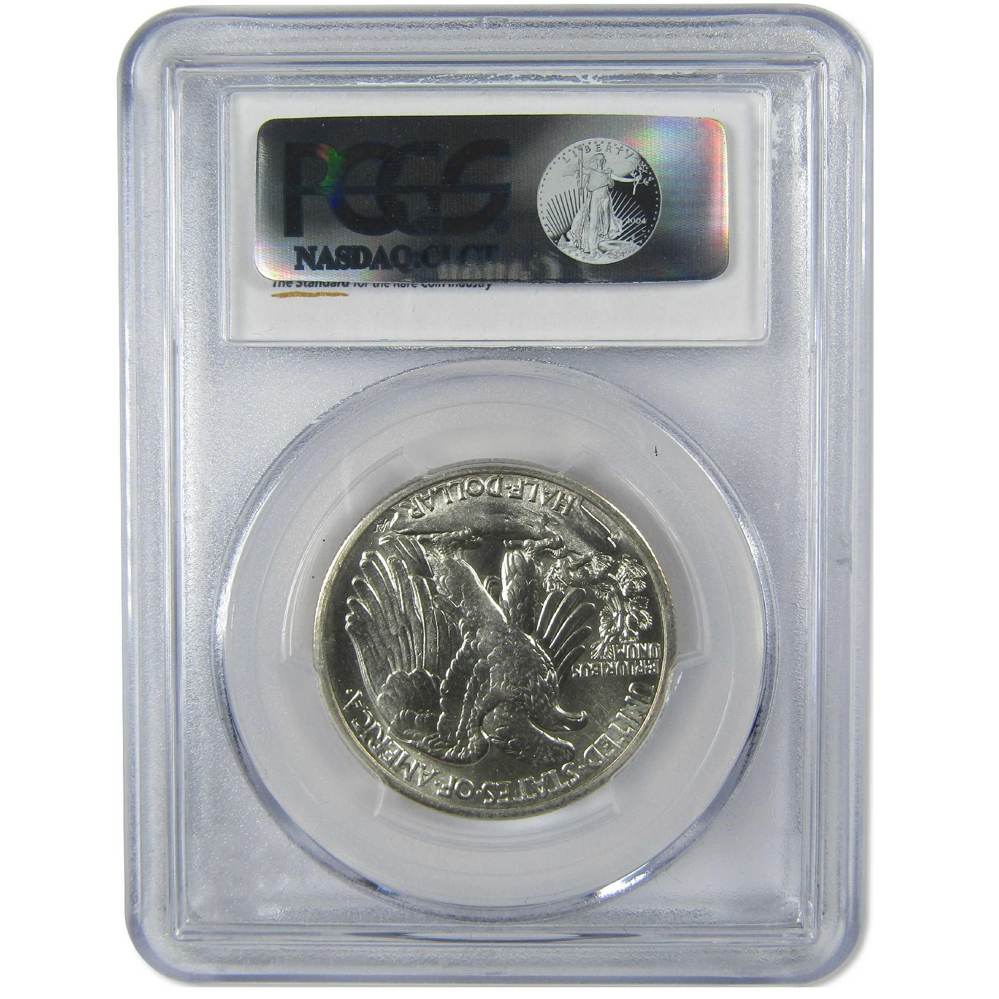 1943 D Liberty Walking Silver Half Dollar MS 65 PCGS Uncirculated