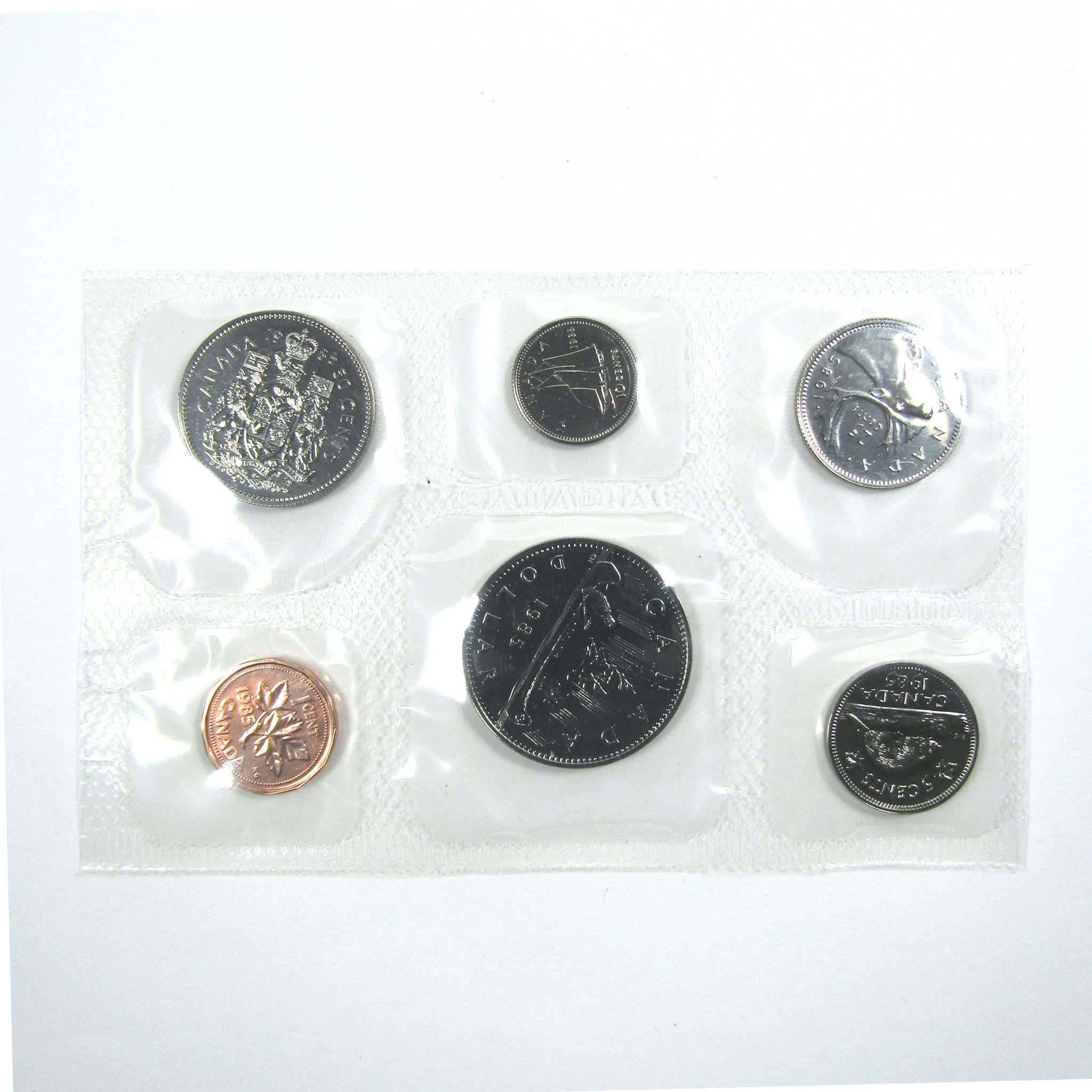 1985 Royal Canadian Mint Uncirculated Coin Set OGP SKU:CPC4597