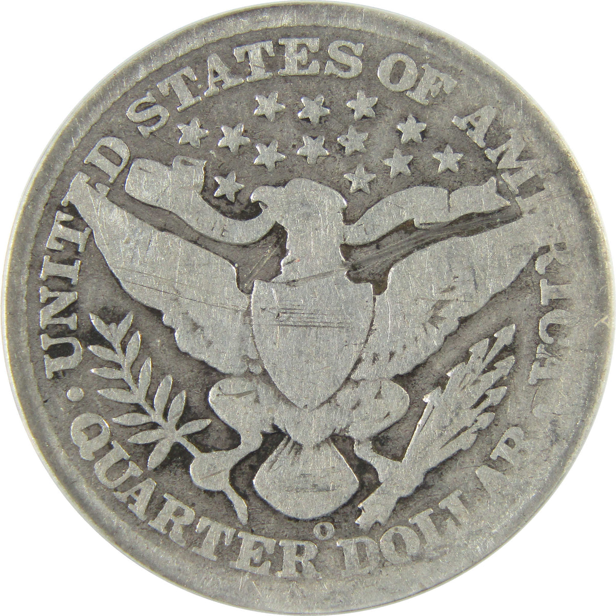 1897 O Barber Silver Quarter G 4 Details ANACS 25c Coin SKU:I28571