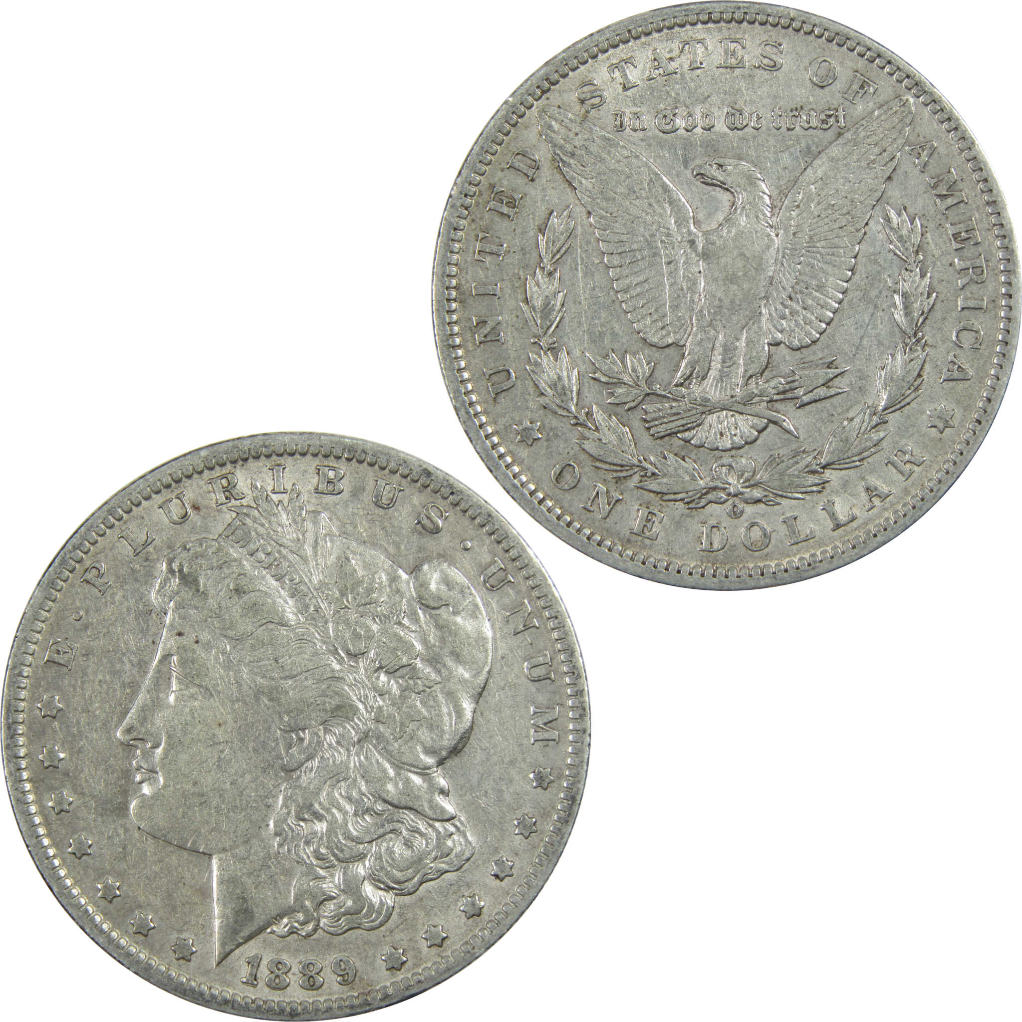 1889 O Double Date Morgan Dollar XF EF Silver $1 Coin SKU:I13472 - Morgan coin - Morgan silver dollar - Morgan silver dollar for sale - Profile Coins &amp; Collectibles