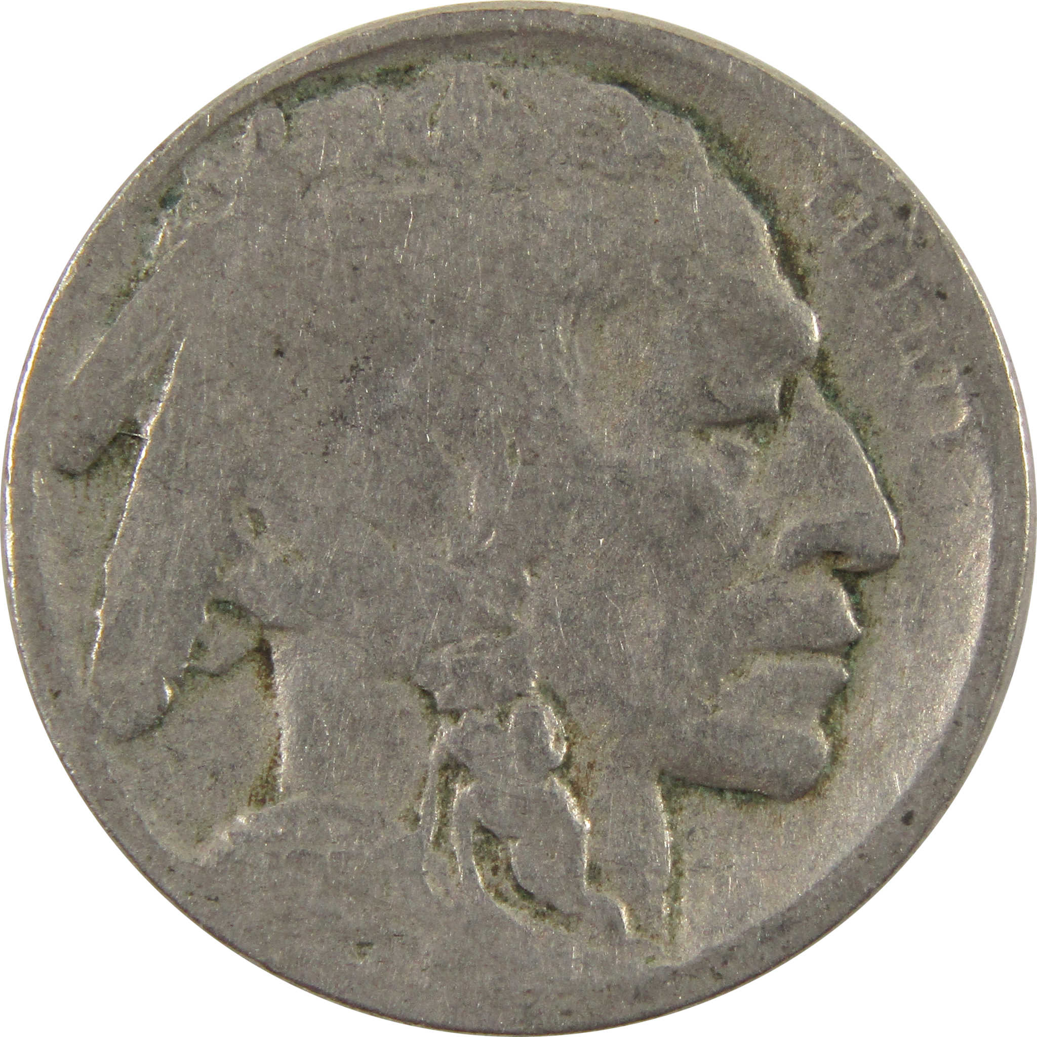 1914 D Indian Head Buffalo Nickel AG About Good 5c Coin SKU:I10956