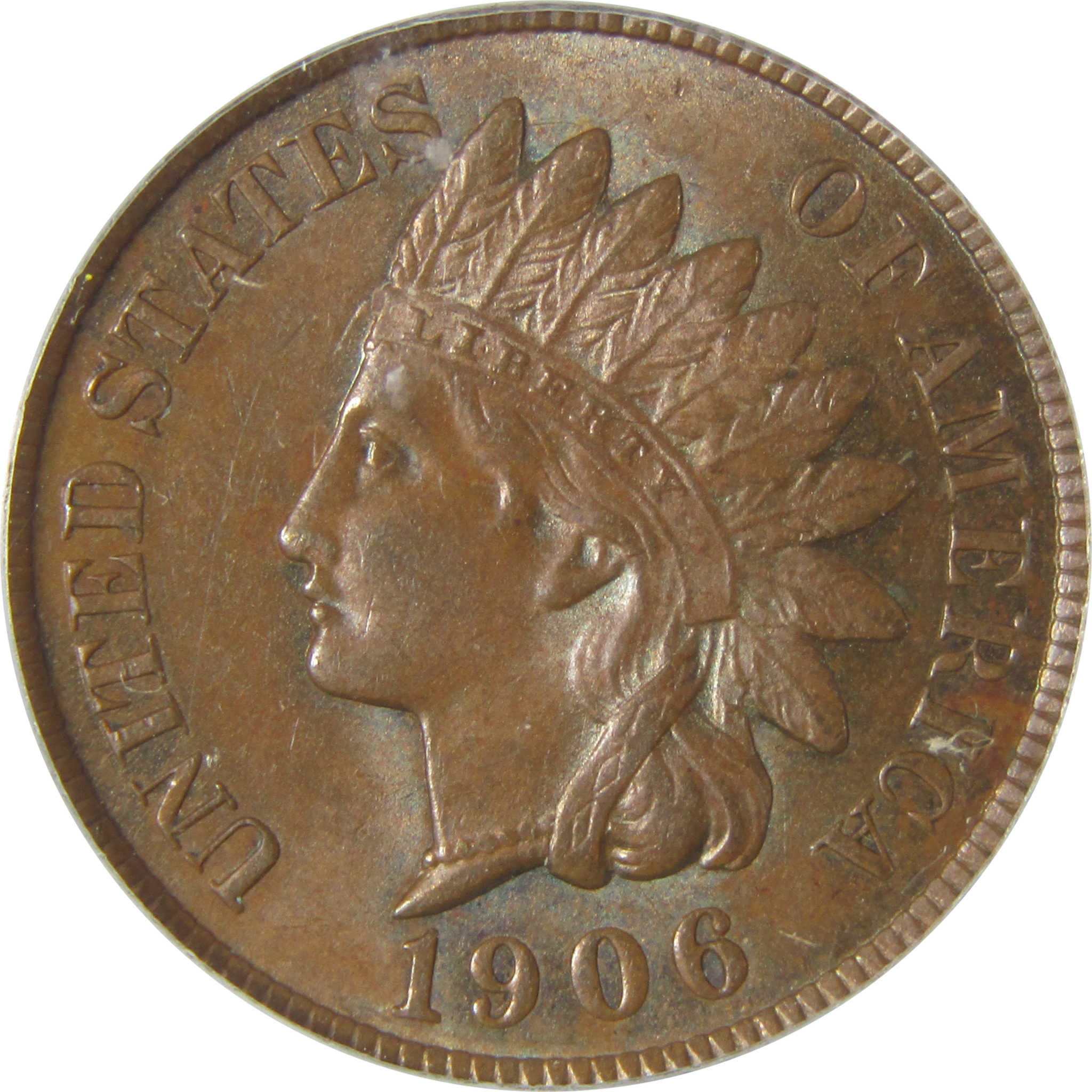 1906 Indian Head Cent MS 63 BN ICG Penny Uncirculated SKU:I22954