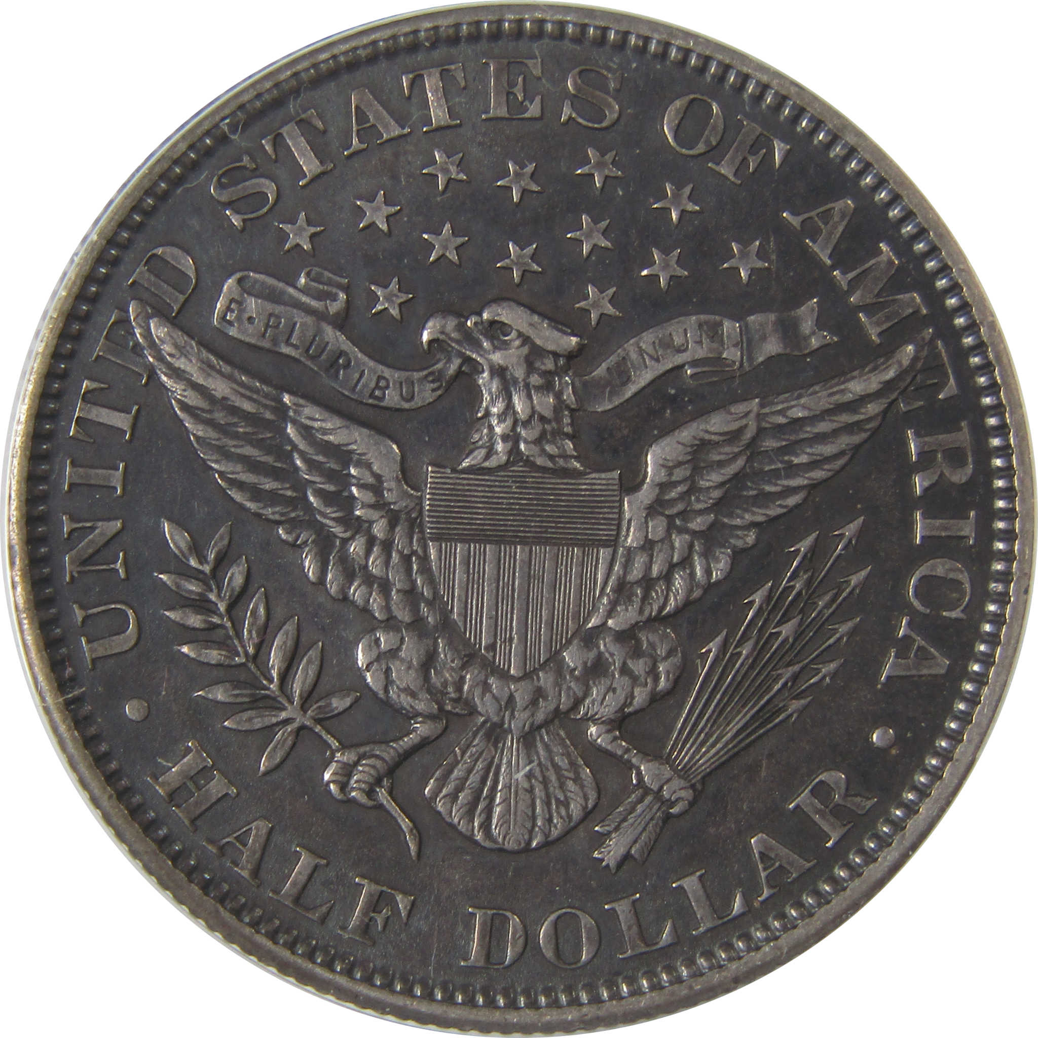 1899 Barber Half Dollar AU 55 Details ANACS Silver 50c Coin SKU:I23341