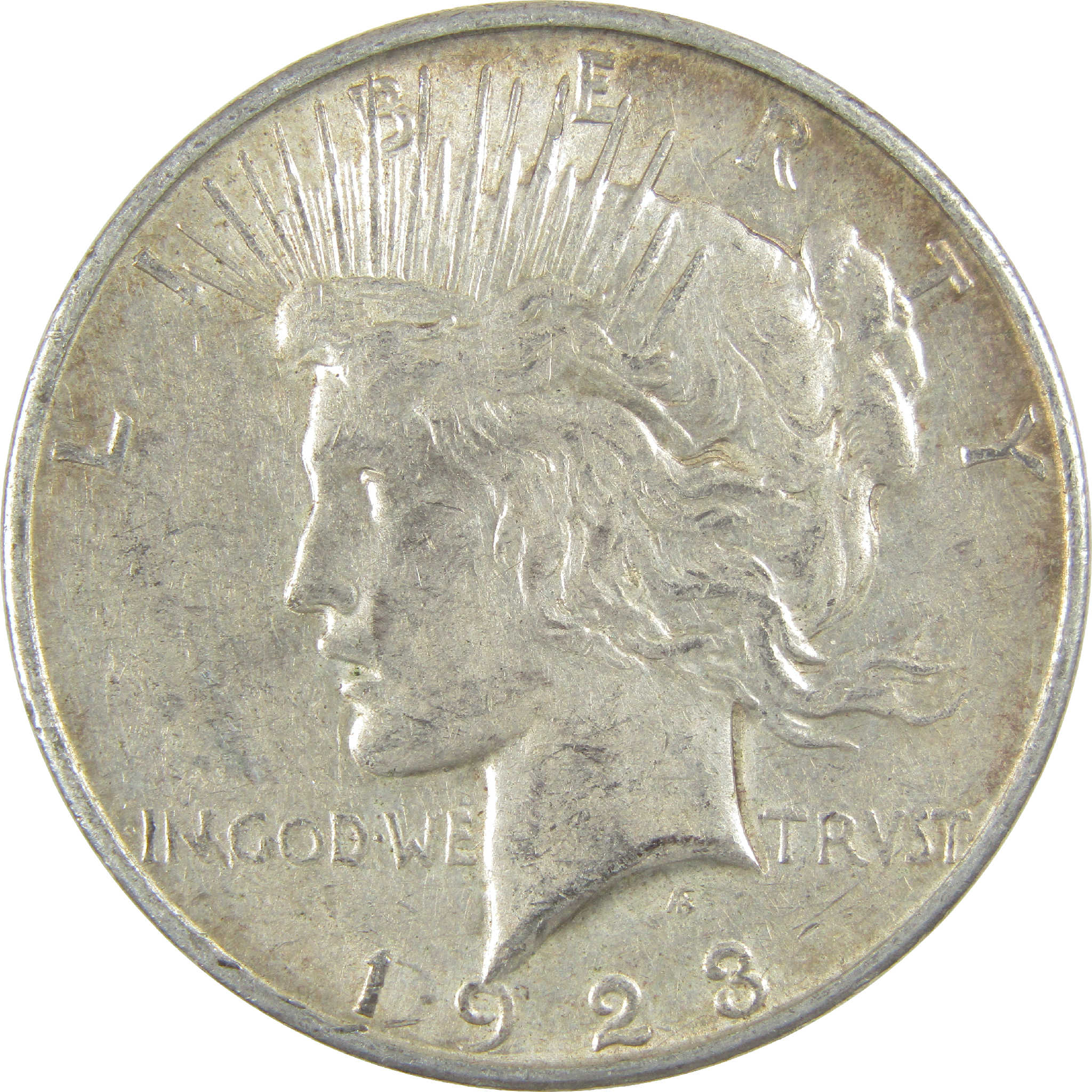 1923 D Peace Dollar XF EF Extremely Fine Silver $1 Coin