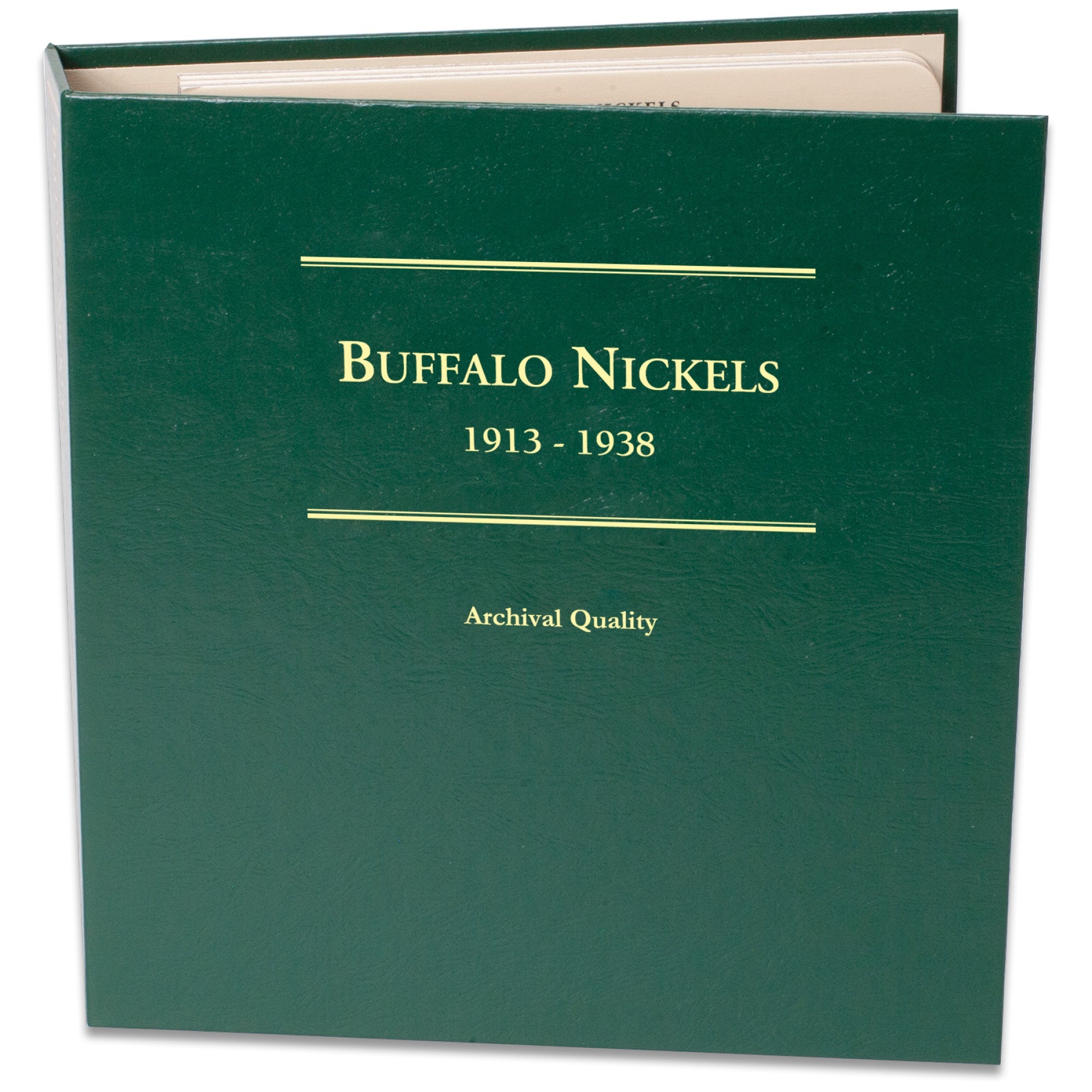 1913-1938 Buffalo Nickel Coin Album Littleton Coin Company