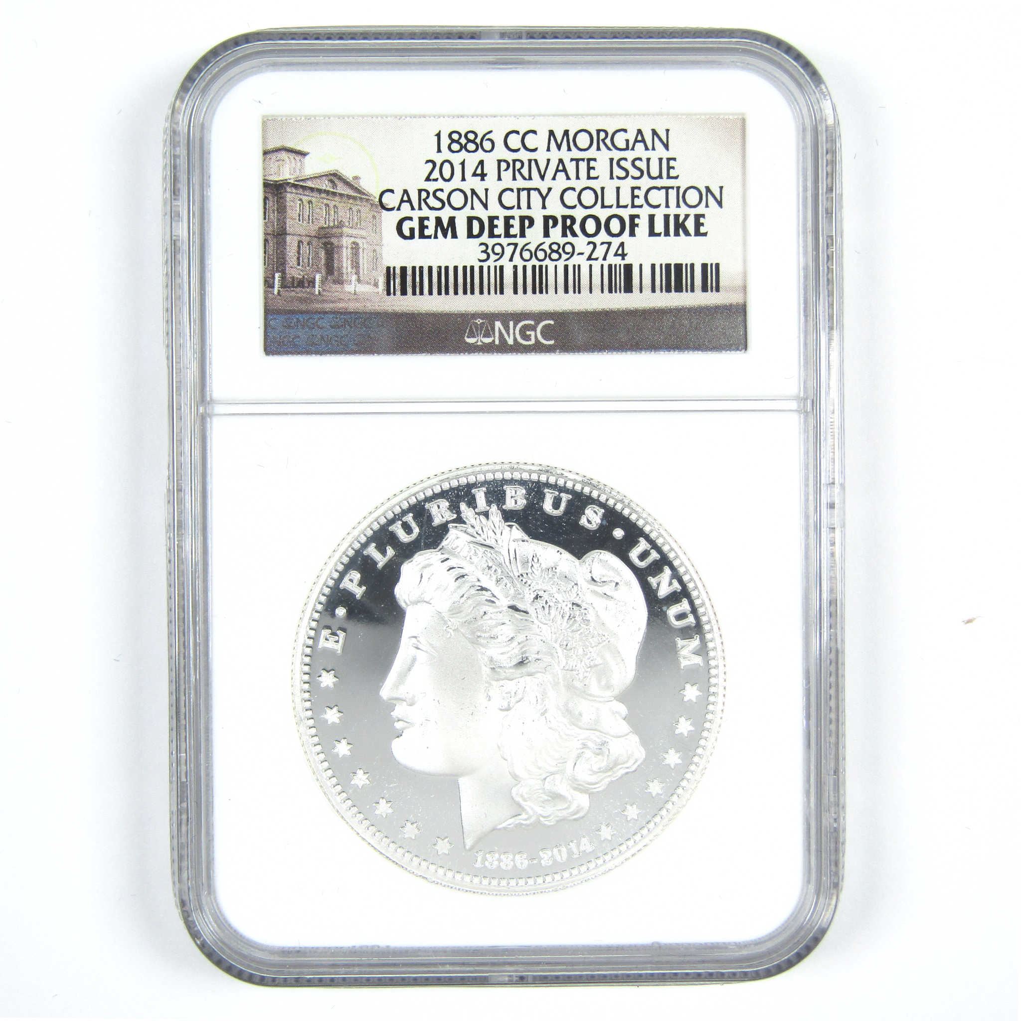 1886 CC 2014 Private Issue Morgan Gem Deep Proof-Like NGC SKU:CPC7504