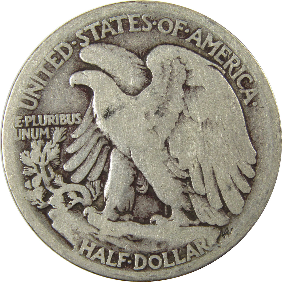 1916 D Liberty Walking Silver Half Dollar VG Very Good Coin SKU:I22772