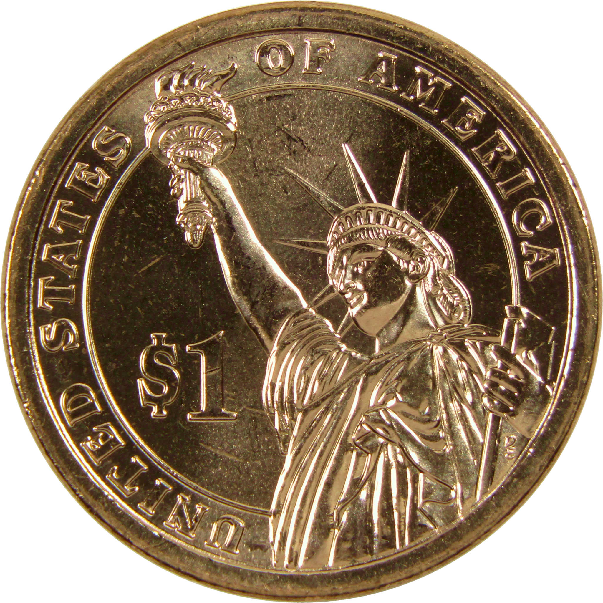 2007 D John Adams Presidential Dollar BU Uncirculated $1 Coin