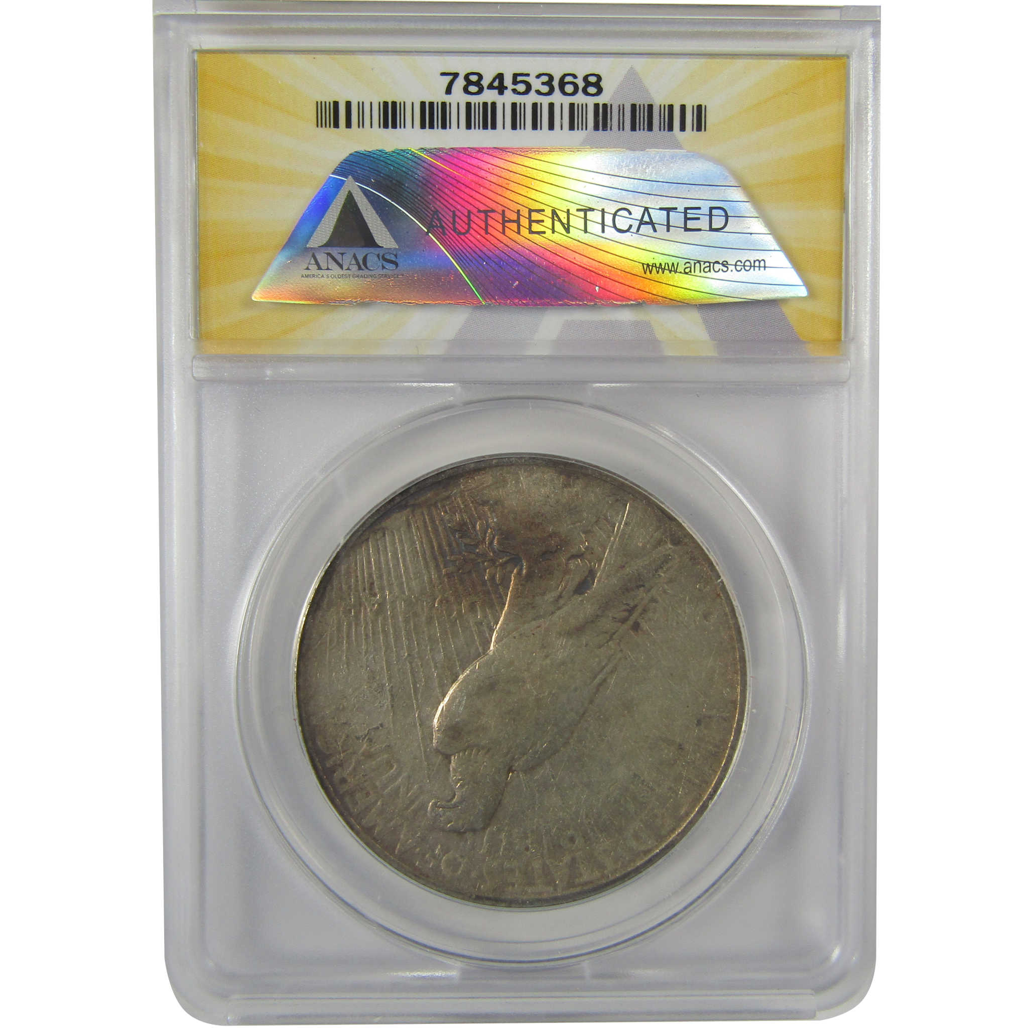 1934 D Peace Dollar VF 20 Details ANACS Silver $1 Coin SKU:I21555