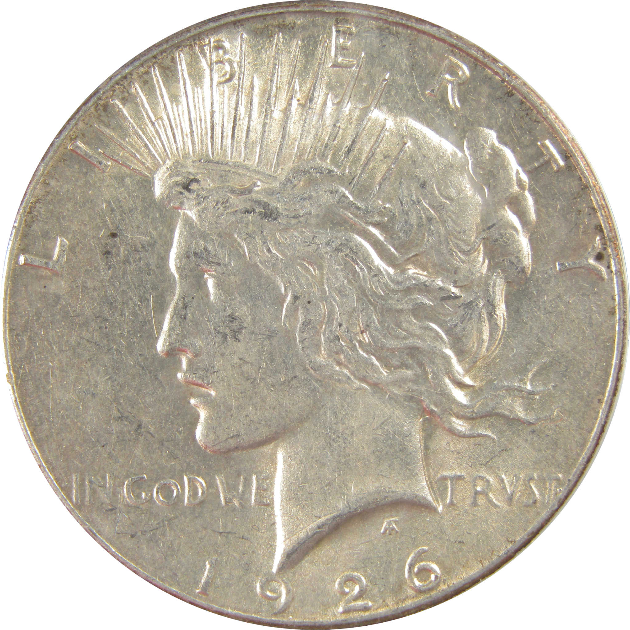 1926 S Peace Dollar AU 58 ANACS Silver $1 Coin SKU:I20916