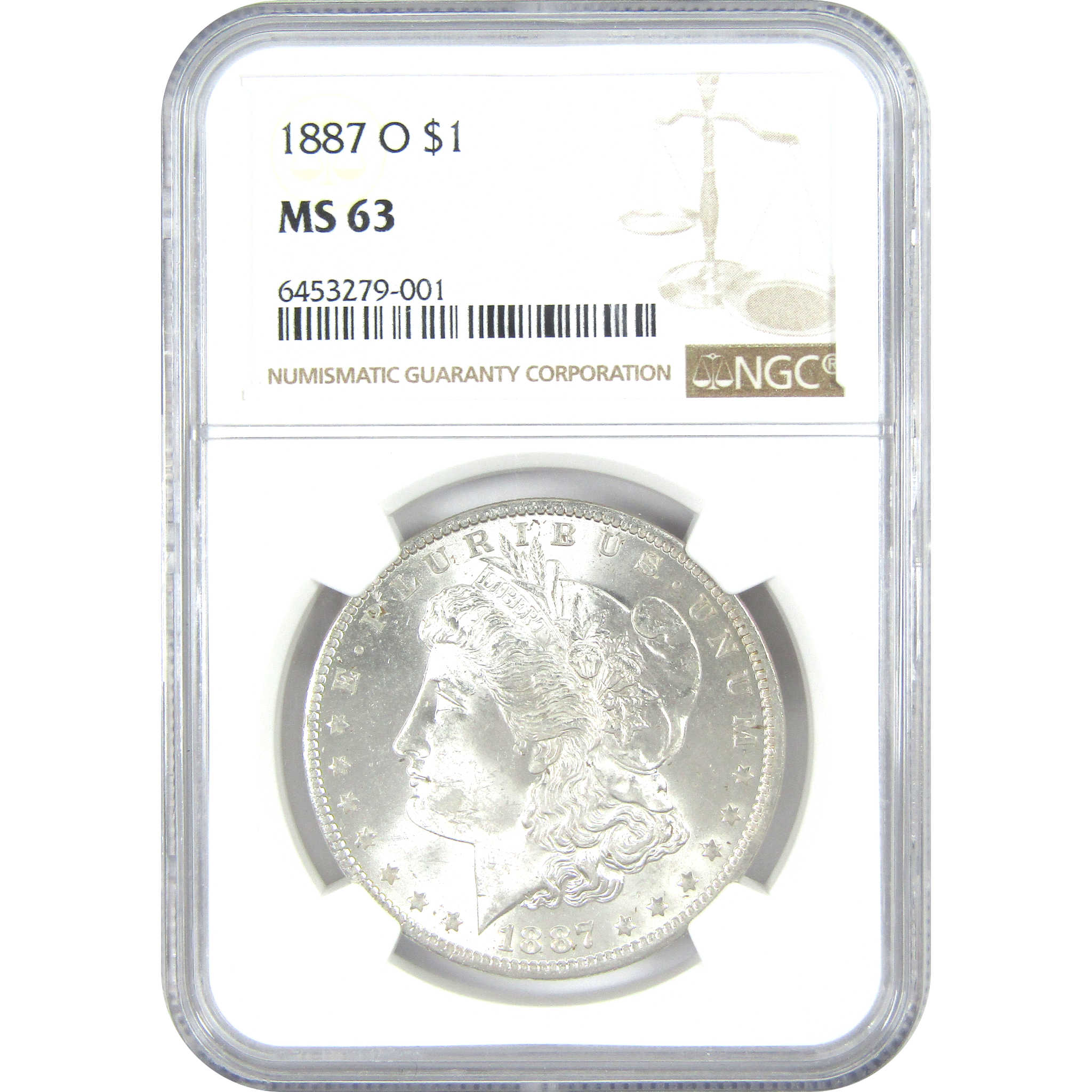 1887 O Morgan Dollar MS 63 NGC Silver $1 Uncirculated Coin SKU:I16435 - Morgan coin - Morgan silver dollar - Morgan silver dollar for sale - Profile Coins &amp; Collectibles