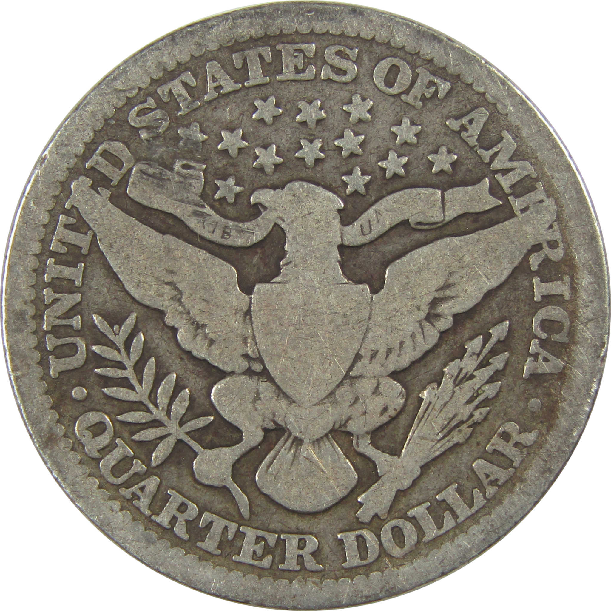 1905 Barber Quarter G Good Details Silver 25c Coin SKU:I21806