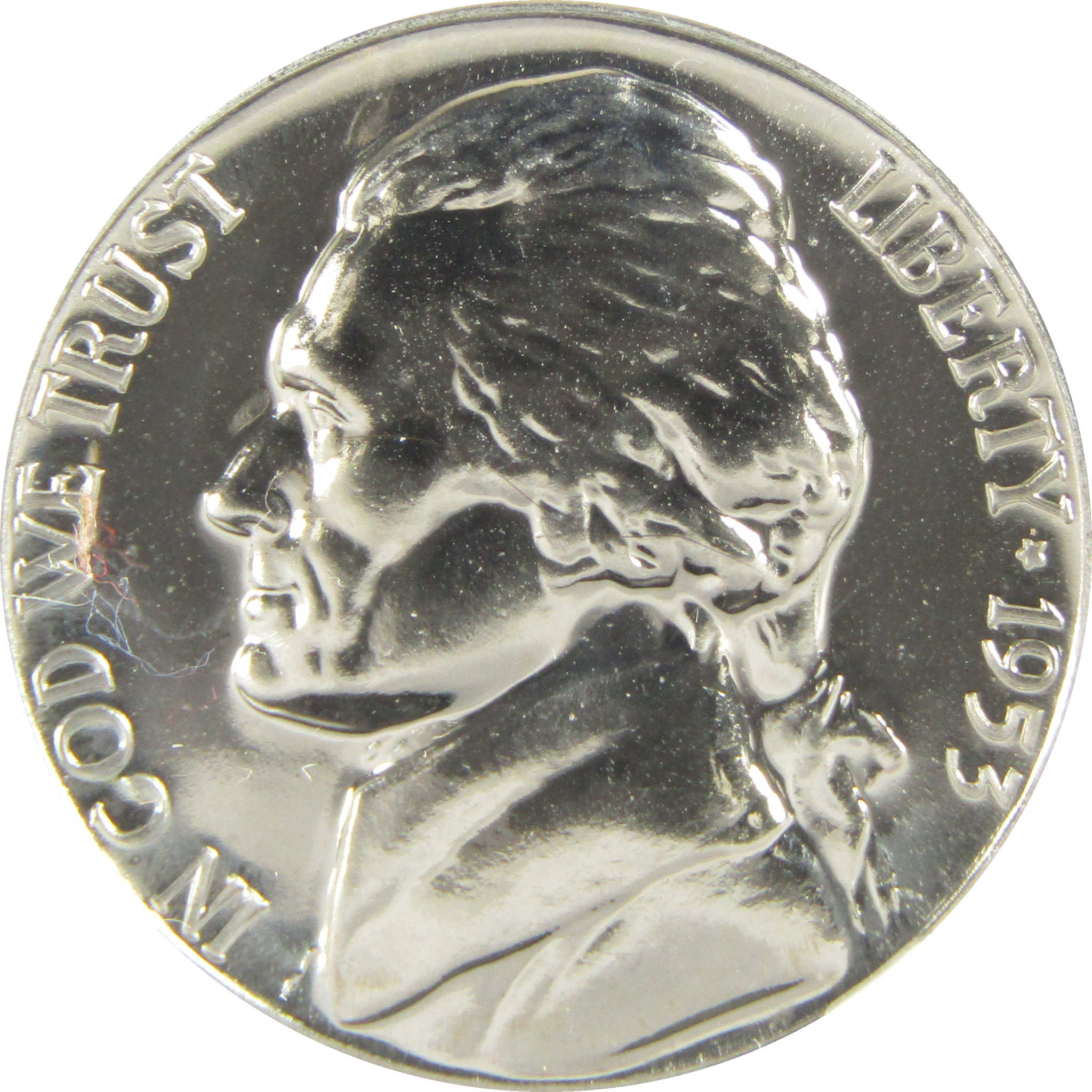 1953 Jefferson Nickel PF 68 NGC Proof 5c Coin Collectible SKU:I27350