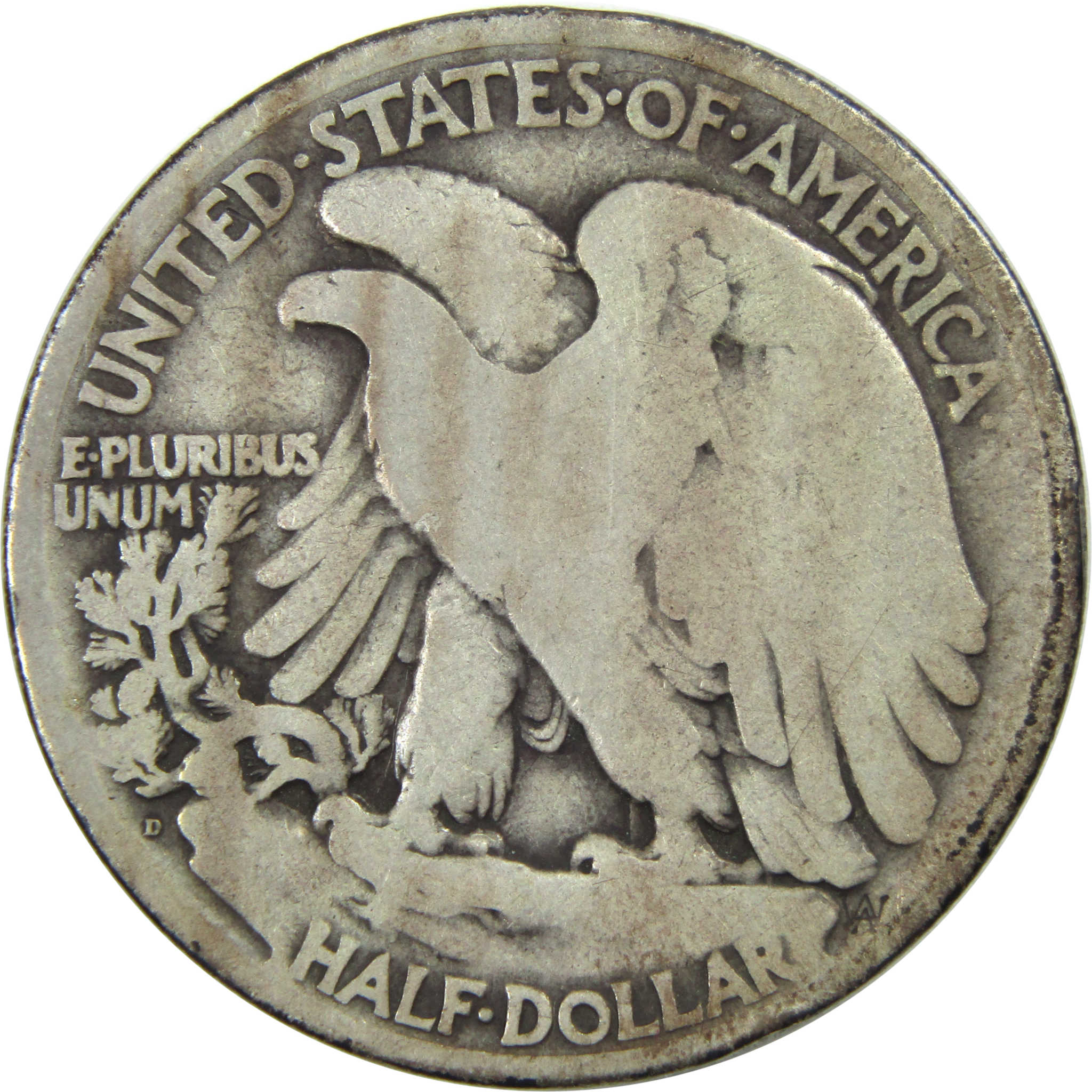 1921 D Liberty Walking Half Dollar VG Very Good Silver SKU:CPC6853