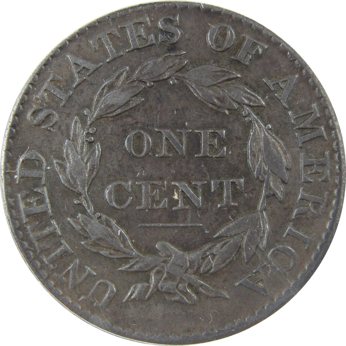1825 Coronet Head Copper Large Cent VF 35 Details ANACS SKU:I28580