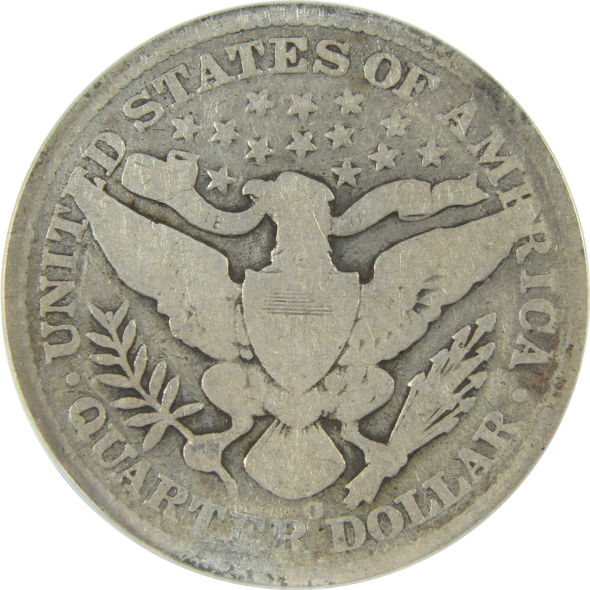 1896 O Barber Silver Quarter G 4 Details ANACS 25c Coin SKU:I28549