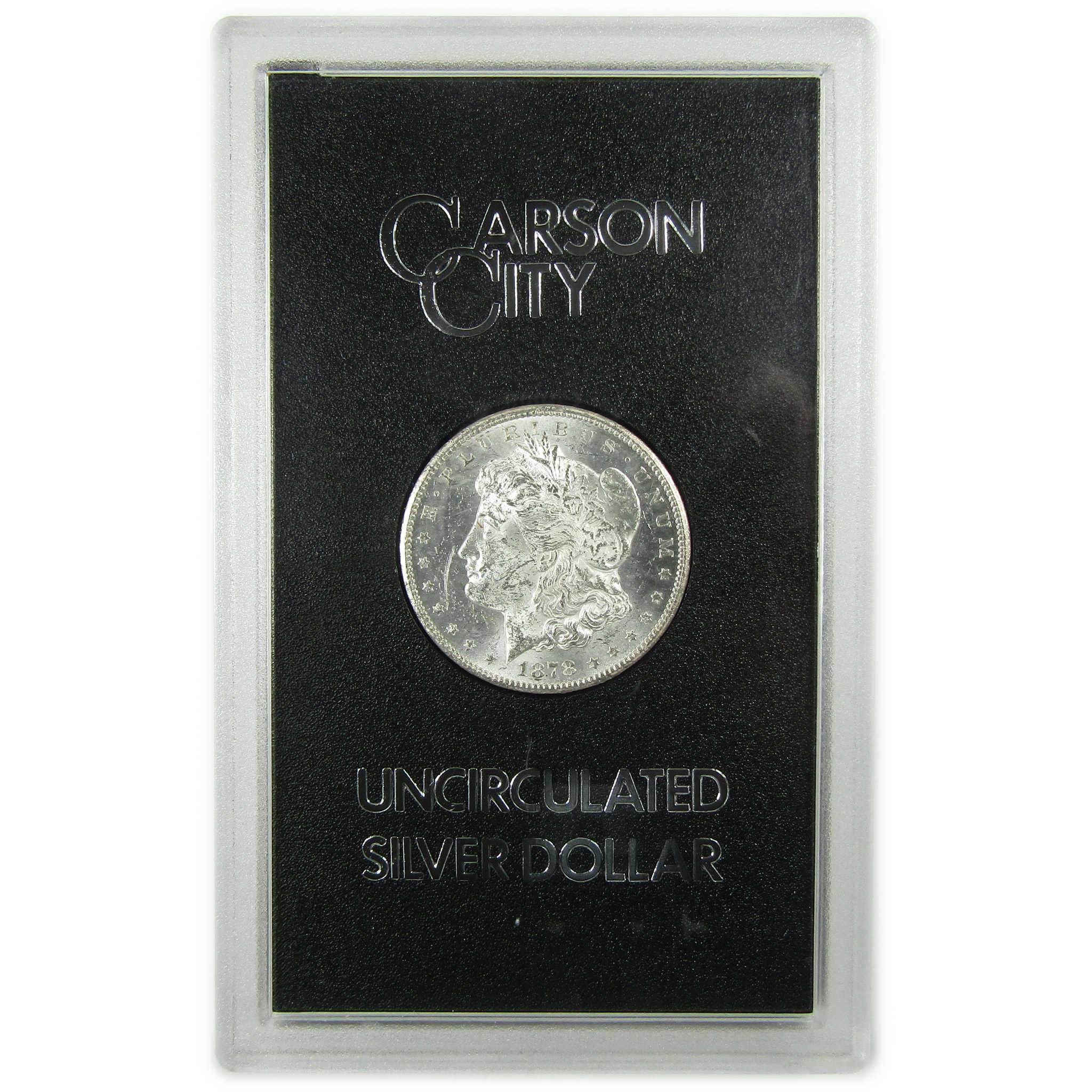 1878 CC GSA Morgan Silver Dollar Uncirculated $1 Coin OGP SKU:I24540 - Morgan coin - Morgan silver dollar - Morgan silver dollar for sale - Profile Coins &amp; Collectibles