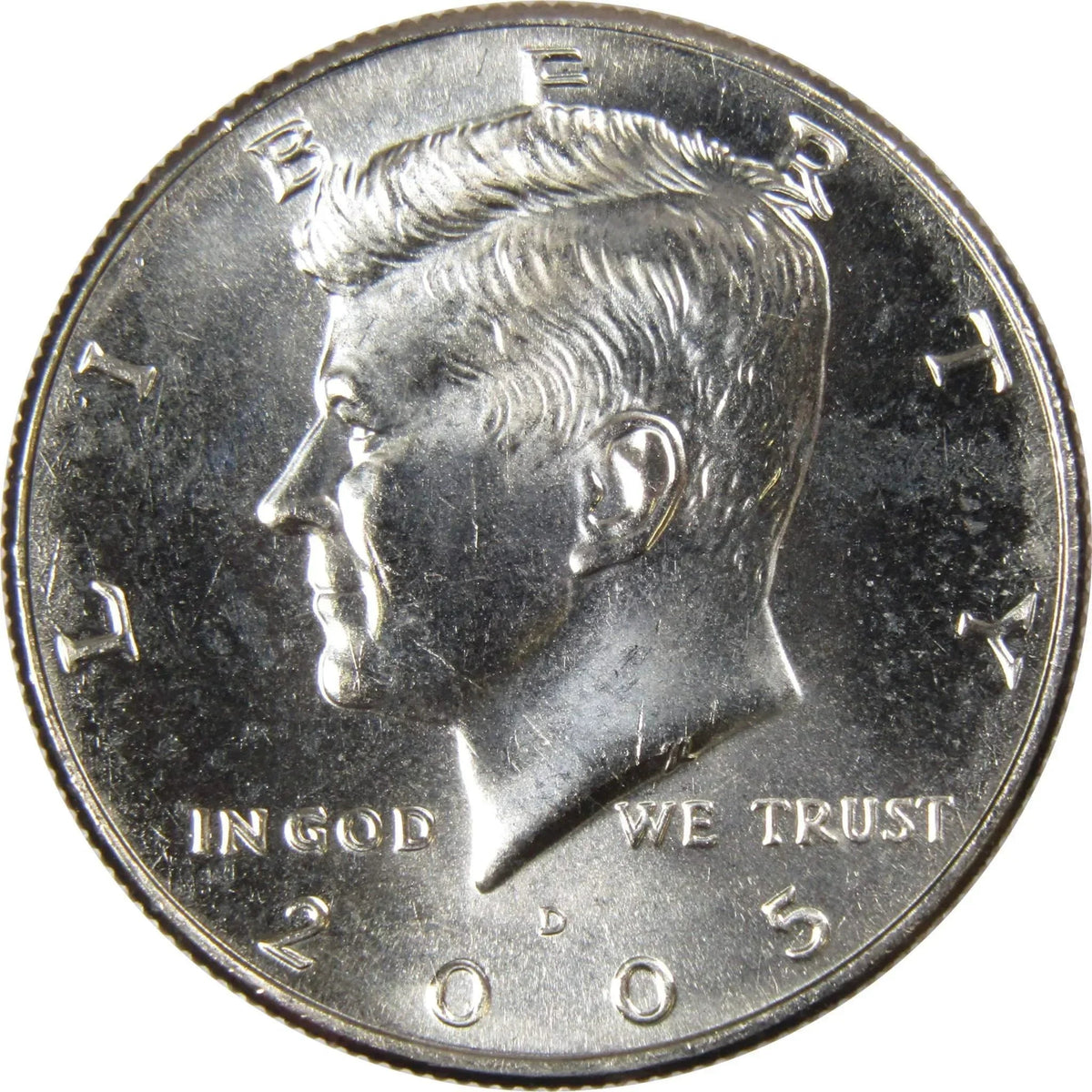 2005 D Kennedy Half Dollar Clad Uncirculated Mint State 50c Coin