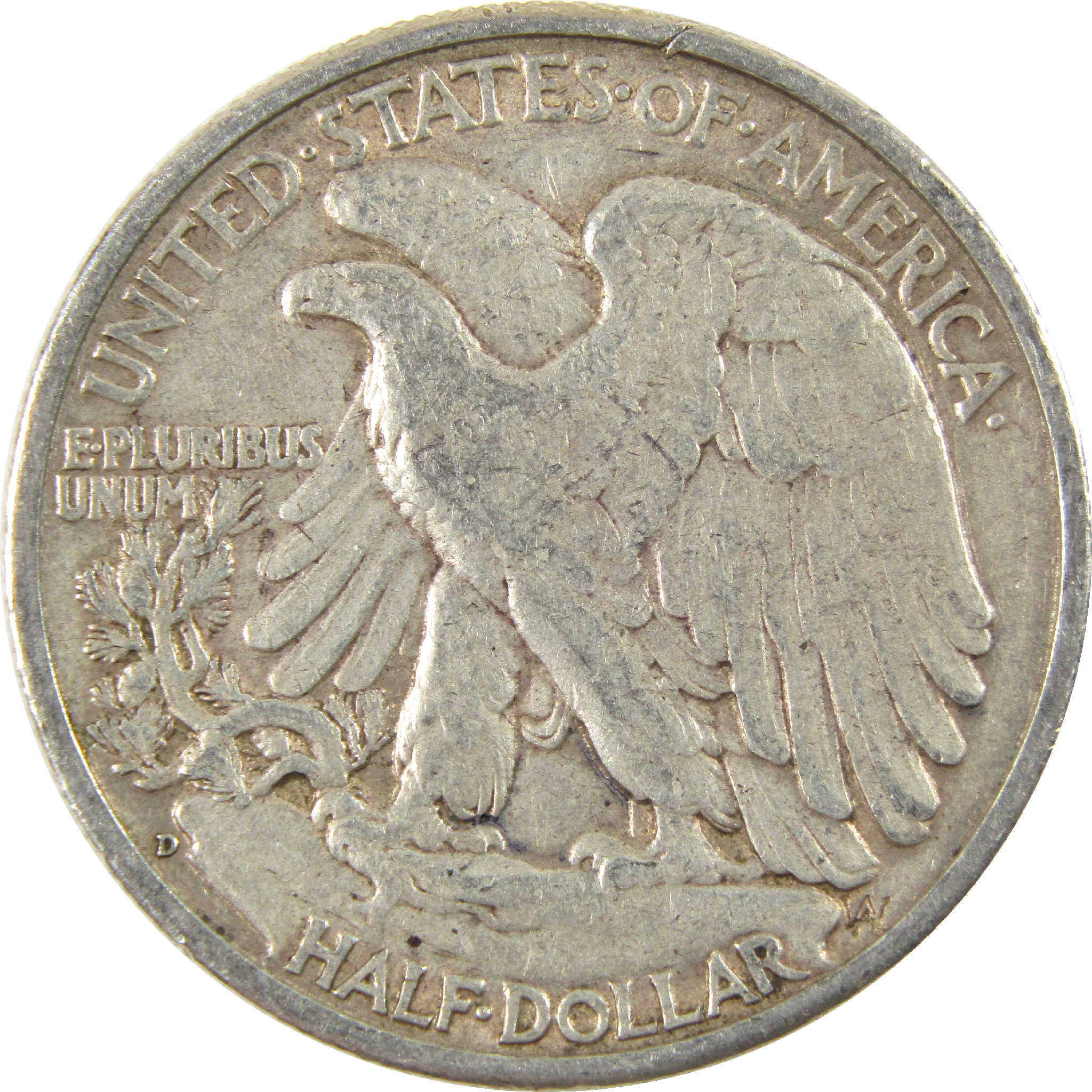 1941 D Liberty Walking Half Dollar XF EF Extremely Fine Silver 50c