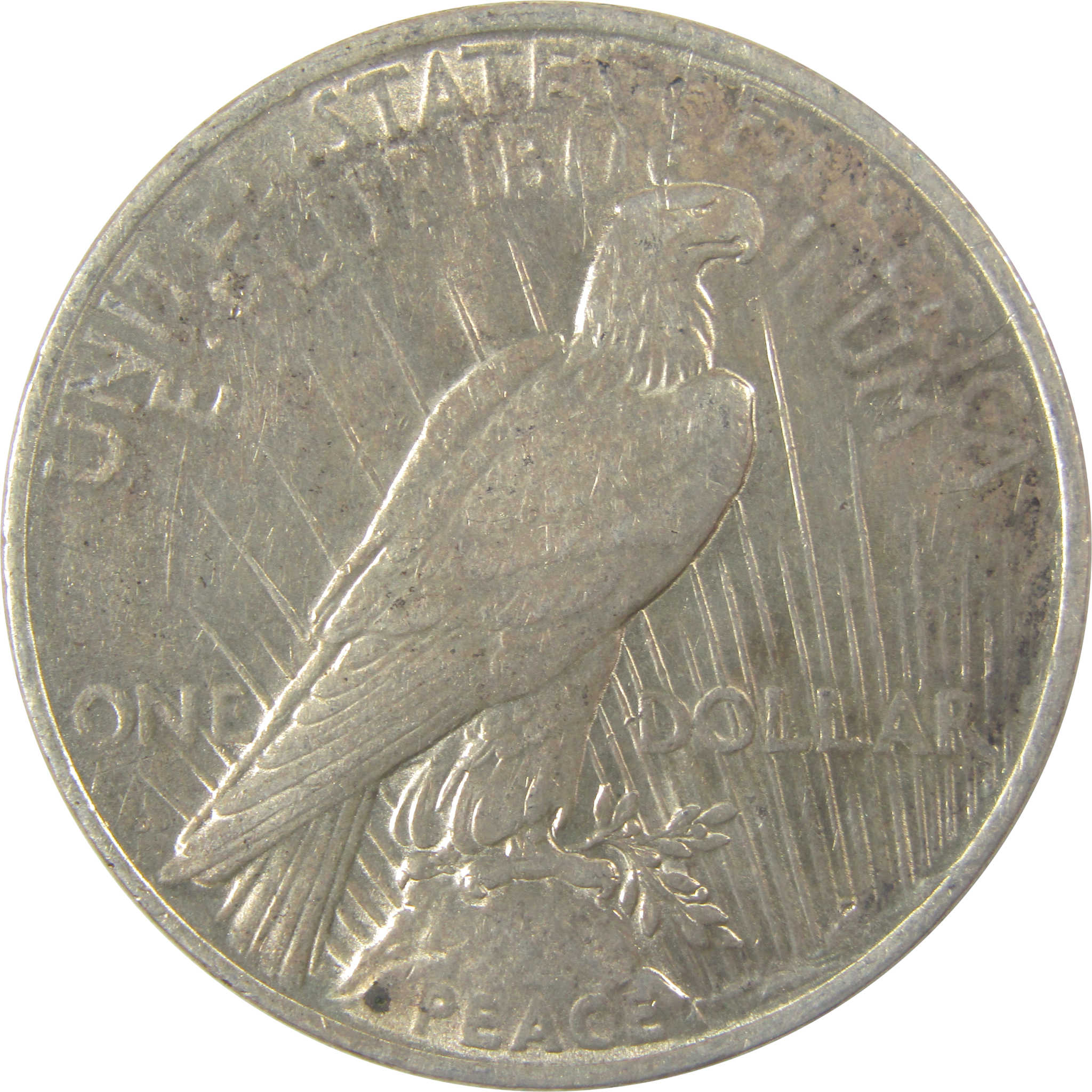 1927 D Peace Silver Dollar AU About Uncirculated $1 Coin SKU:I23693