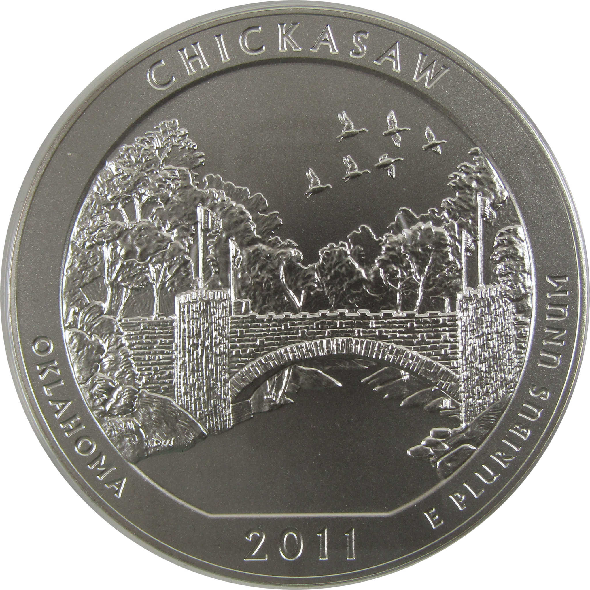 2011 P Chickasaw National Park 5 oz Silver OGP COA SKU:CPC2557