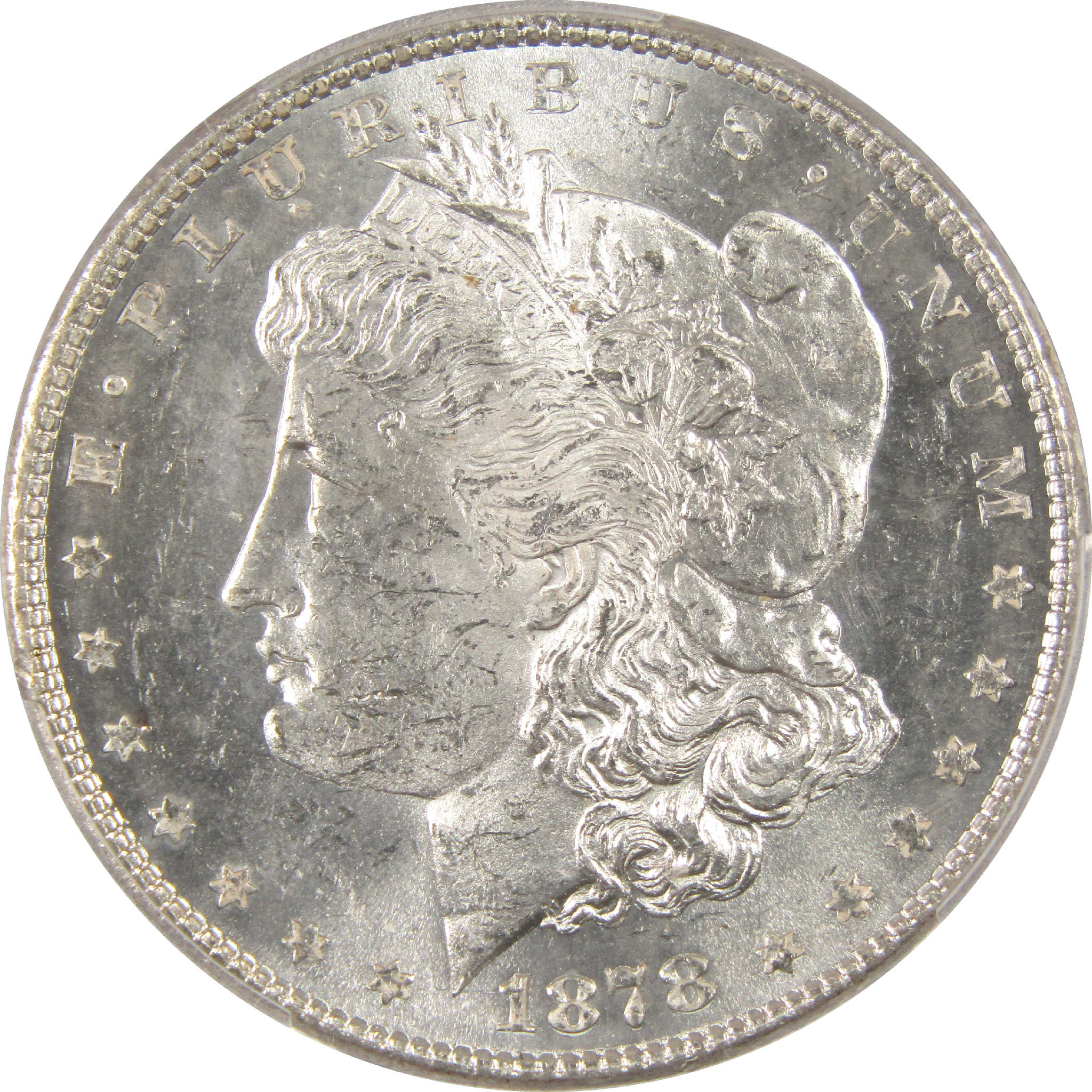 1878 8TF Morgan Dollar MS 62 PCGS Silver $1 Uncirculated SKU:I11339 - Morgan coin - Morgan silver dollar - Morgan silver dollar for sale - Profile Coins &amp; Collectibles