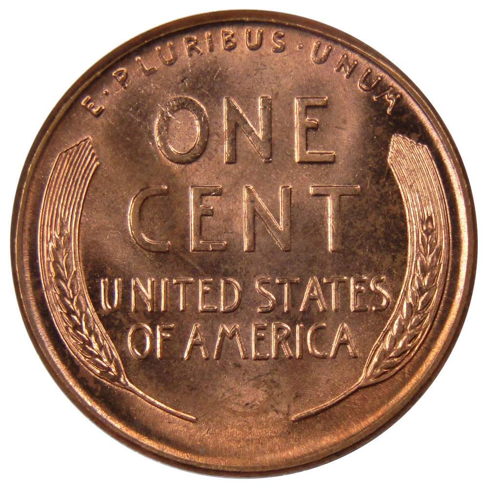 1950 Lincoln Wheat Cent Uncirculated Penny 1c Coin