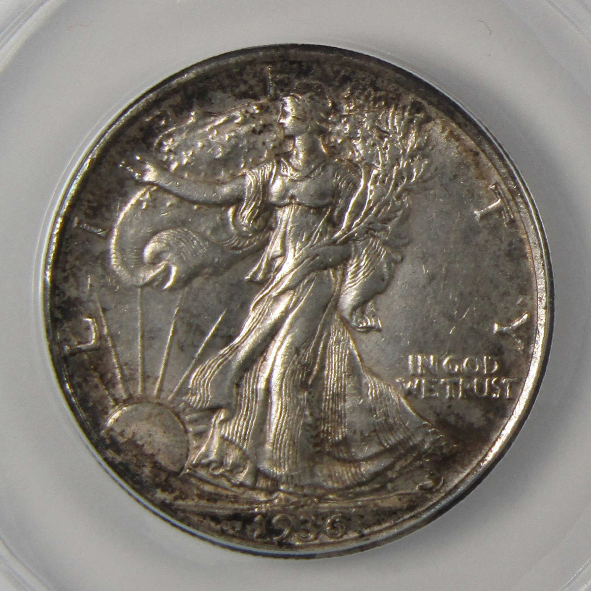 1936 Liberty Walking Silver Half Dollar AU 58 ANACS Coin SKU:I28781